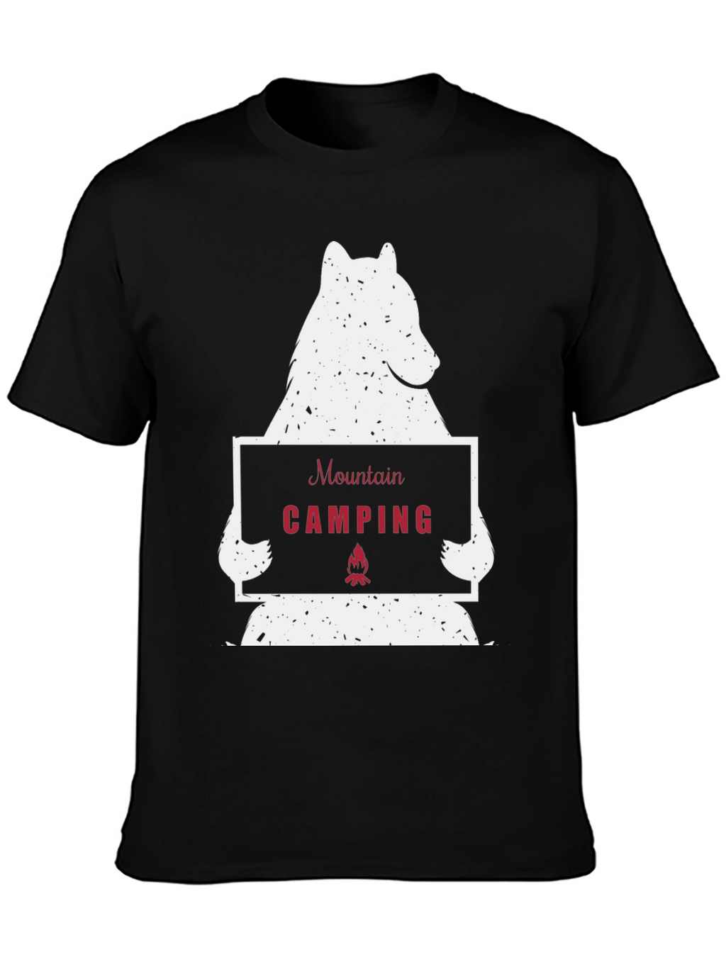 Mountain Camping Bear Graphic Tee