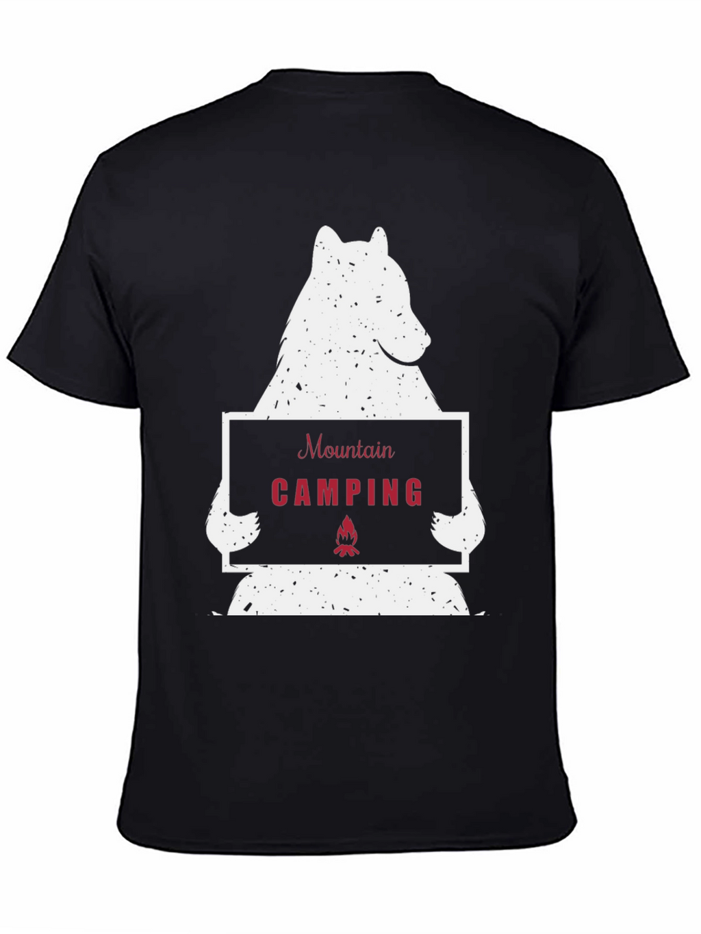 Mountain Camping Bear Graphic Tee