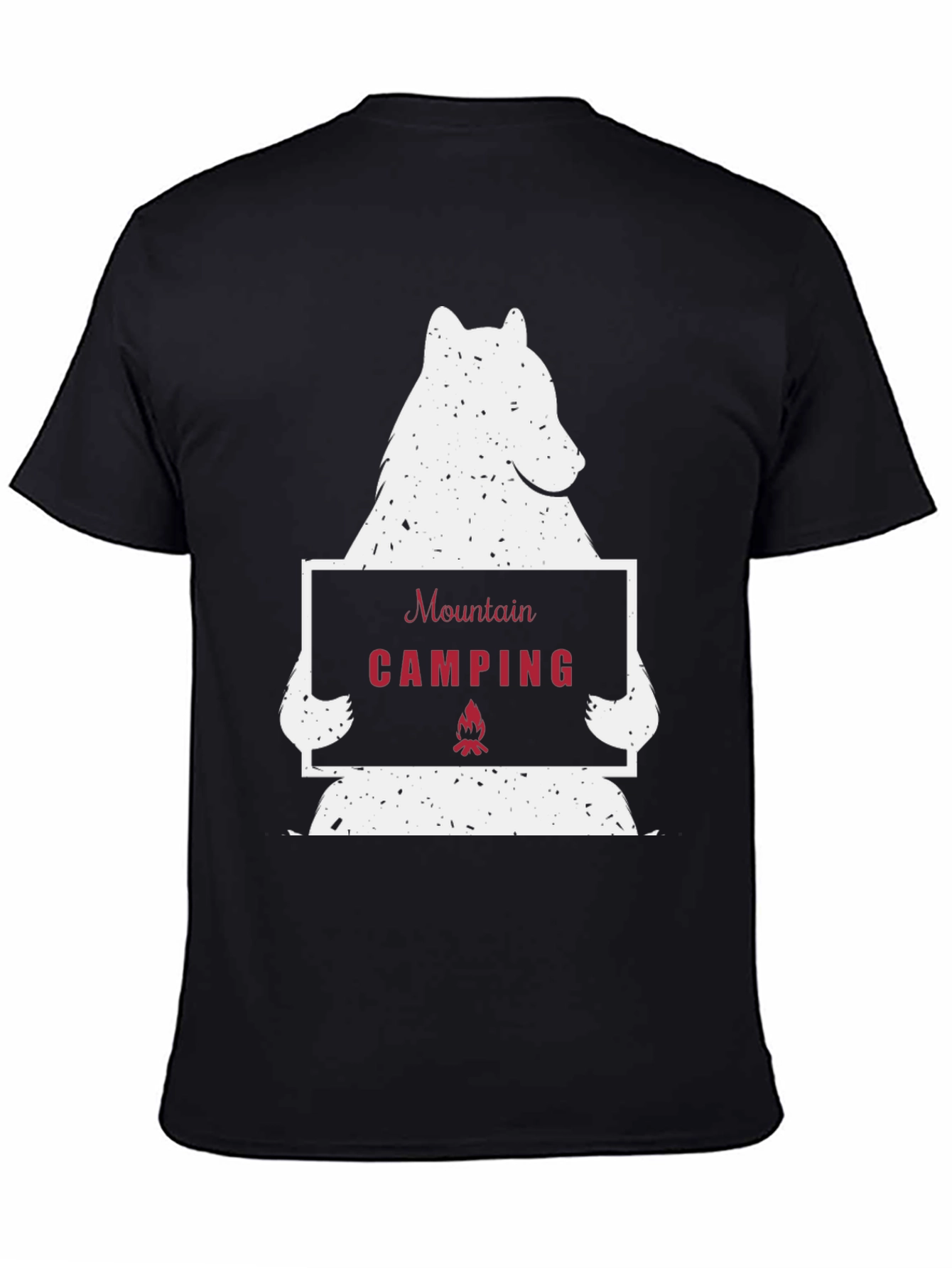 Mountain Camping Bear Graphic Tee