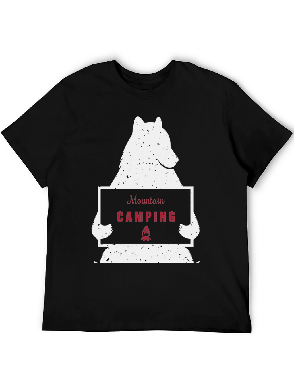 Mountain Camping Bear Graphic Tee