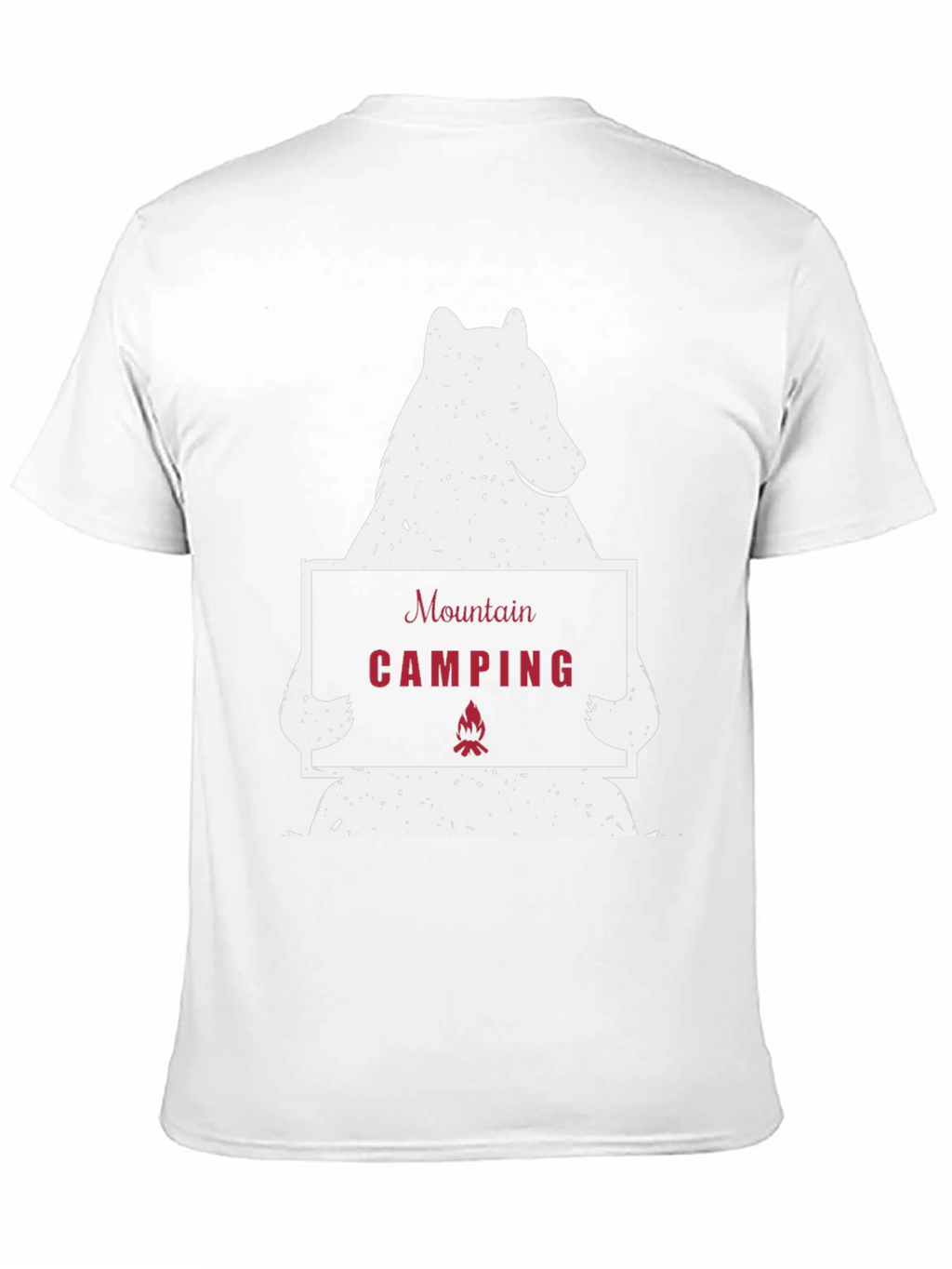 Mountain Camping Bear Graphic Tee