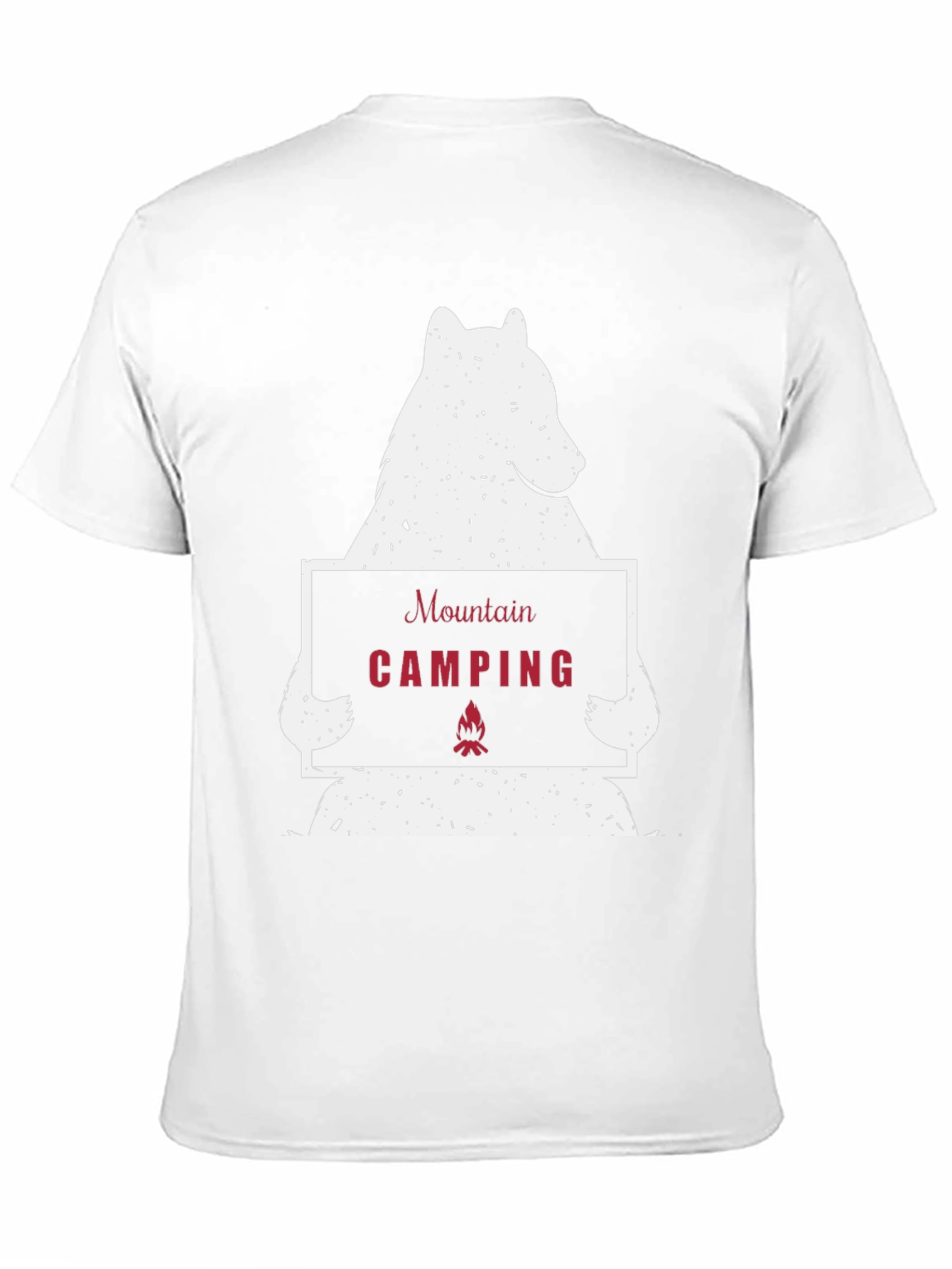 Mountain Camping Bear Graphic Tee