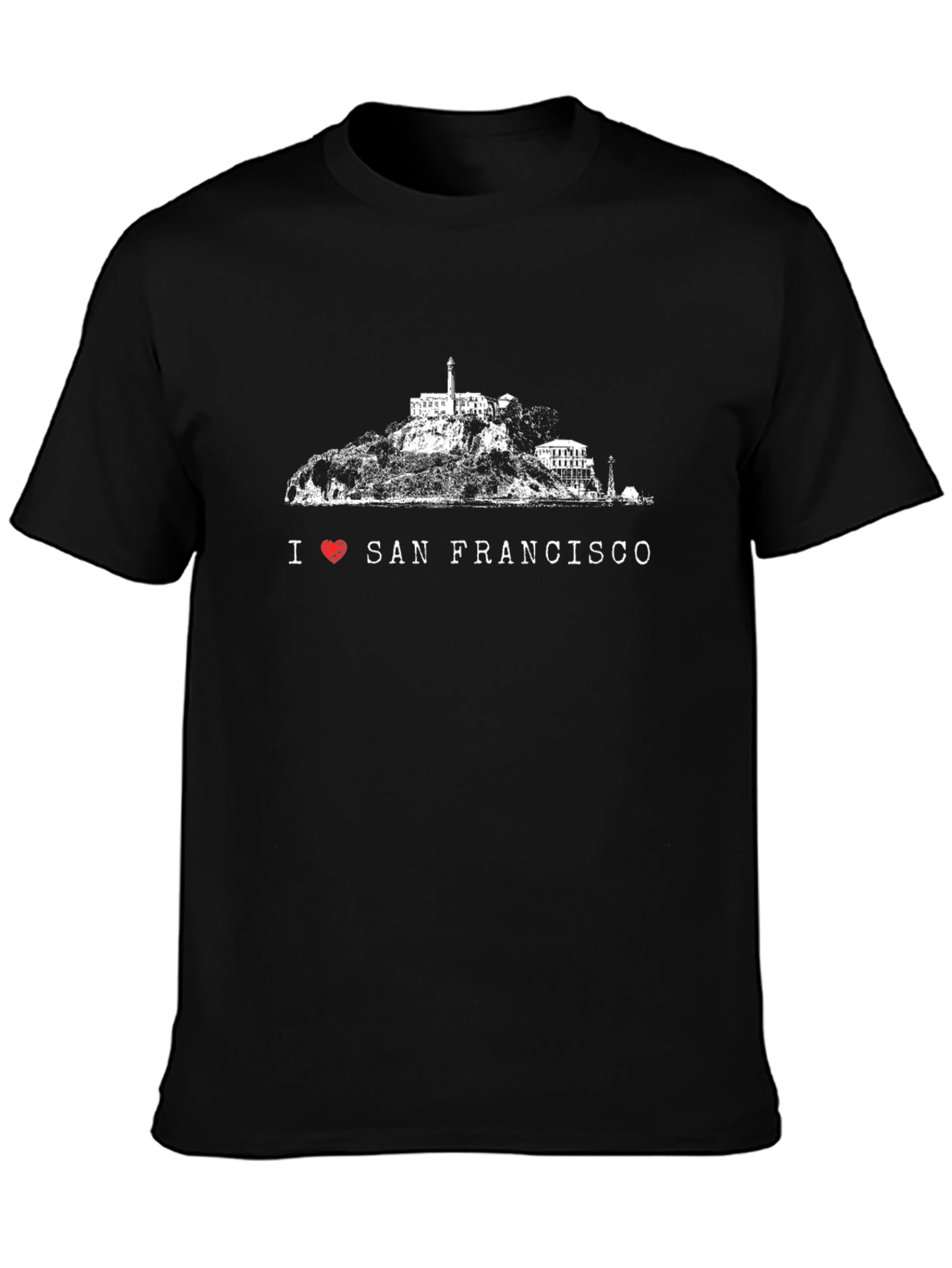 I Heart San Francisco Black T-Shirt