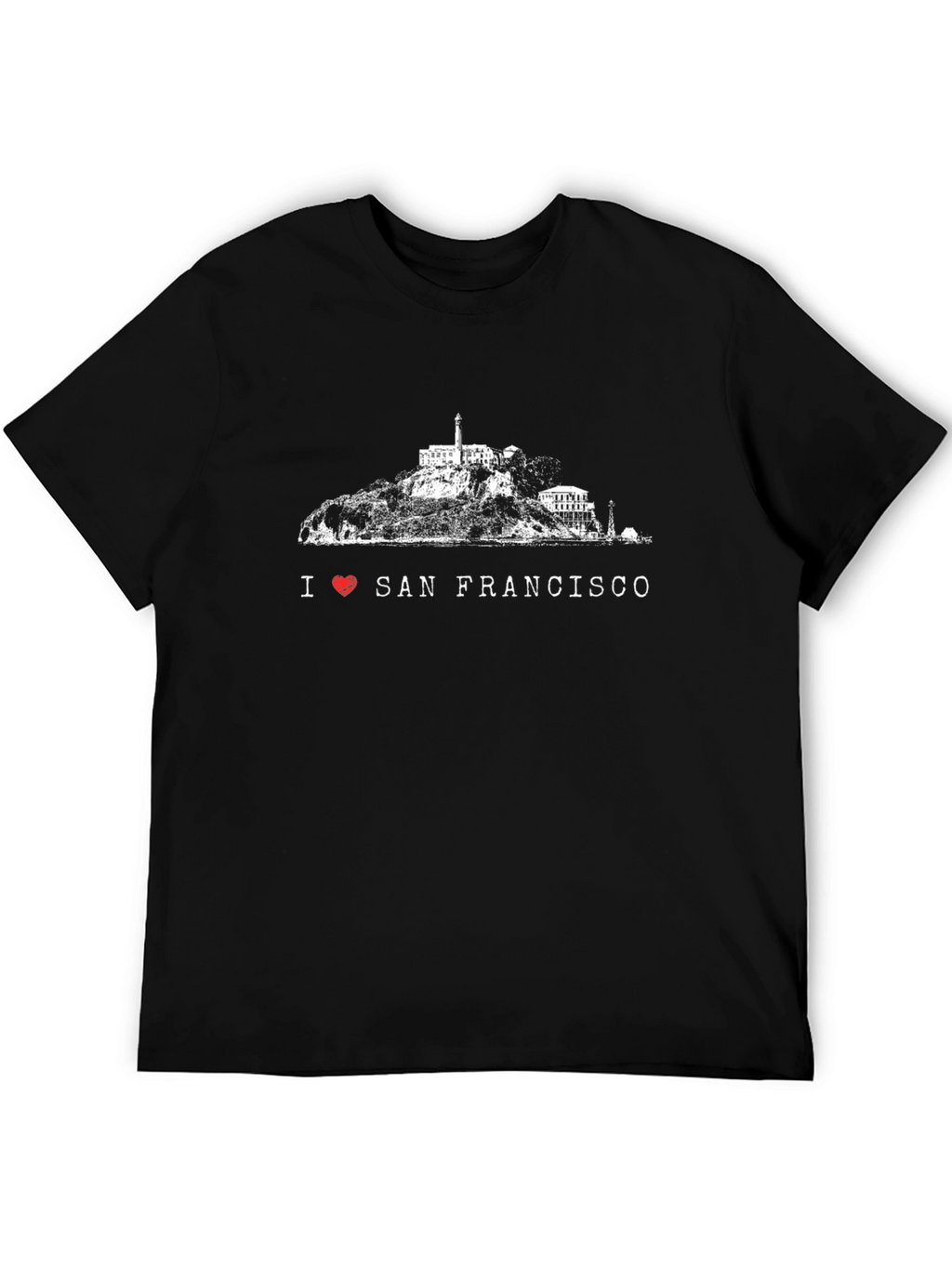 I Heart San Francisco Black T-Shirt