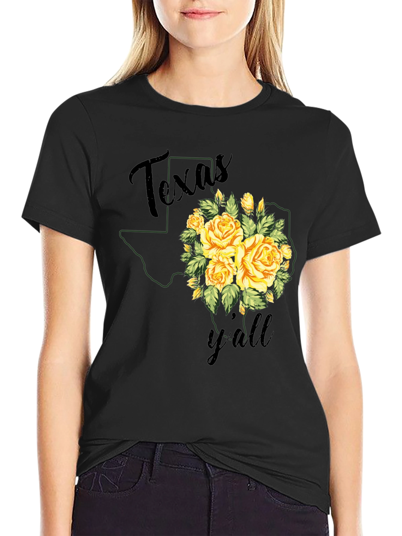 Texas Yall Floral Graphic Tee