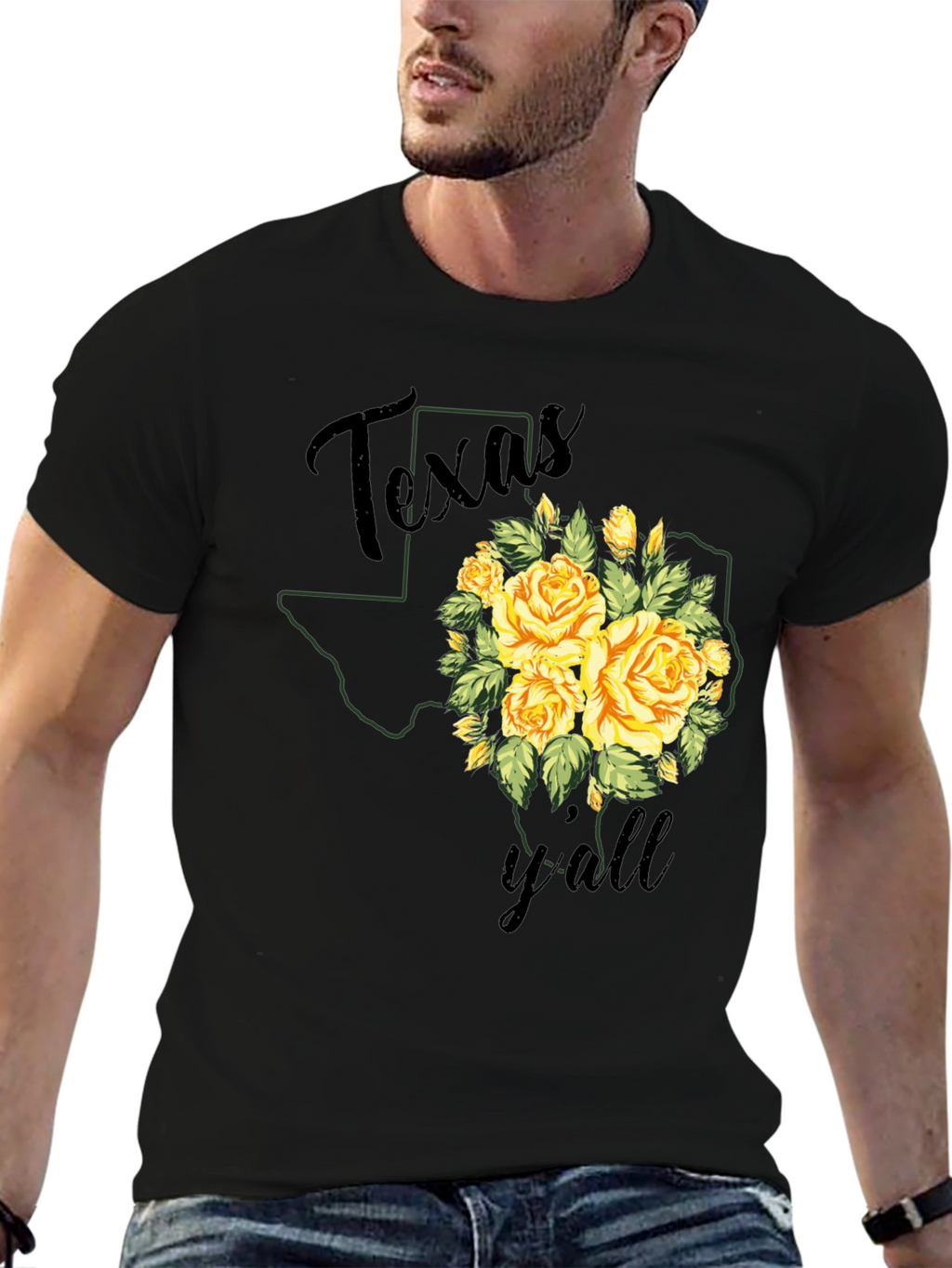 Texas Yall Floral Graphic Tee