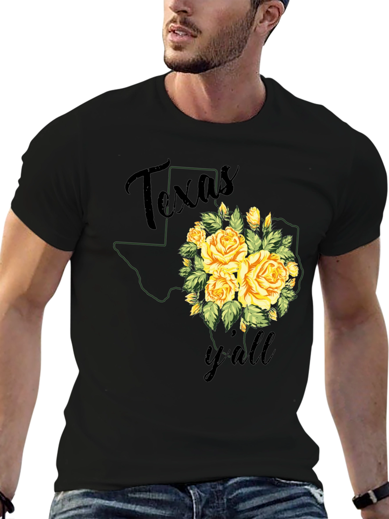 Texas Yall Floral Graphic Tee