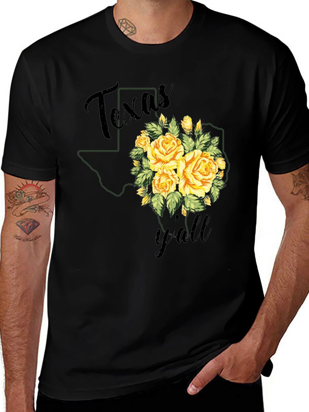 Texas Yall Floral Graphic Tee