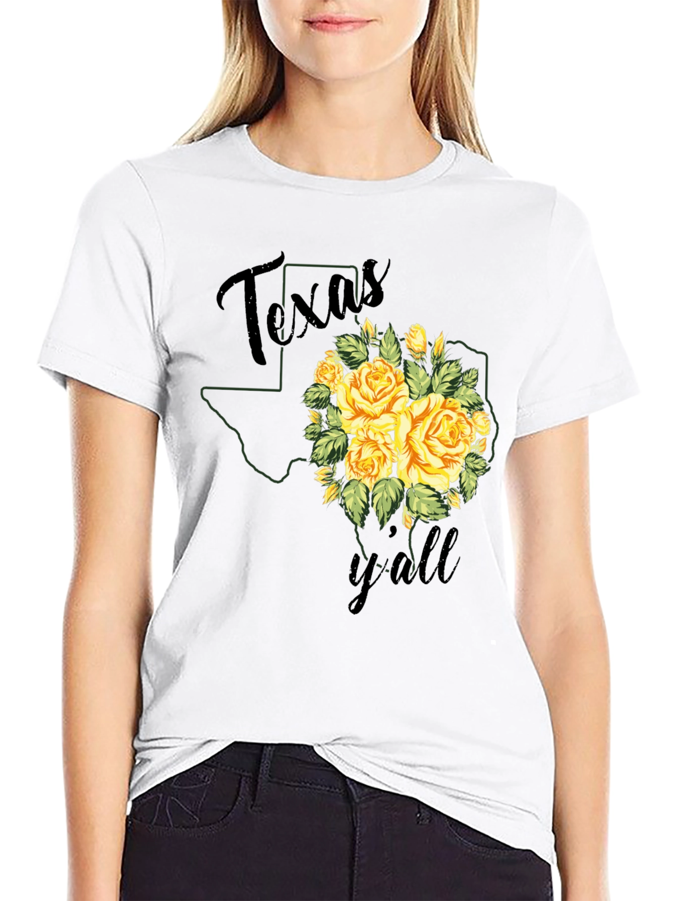 Texas Yall Floral Graphic Tee