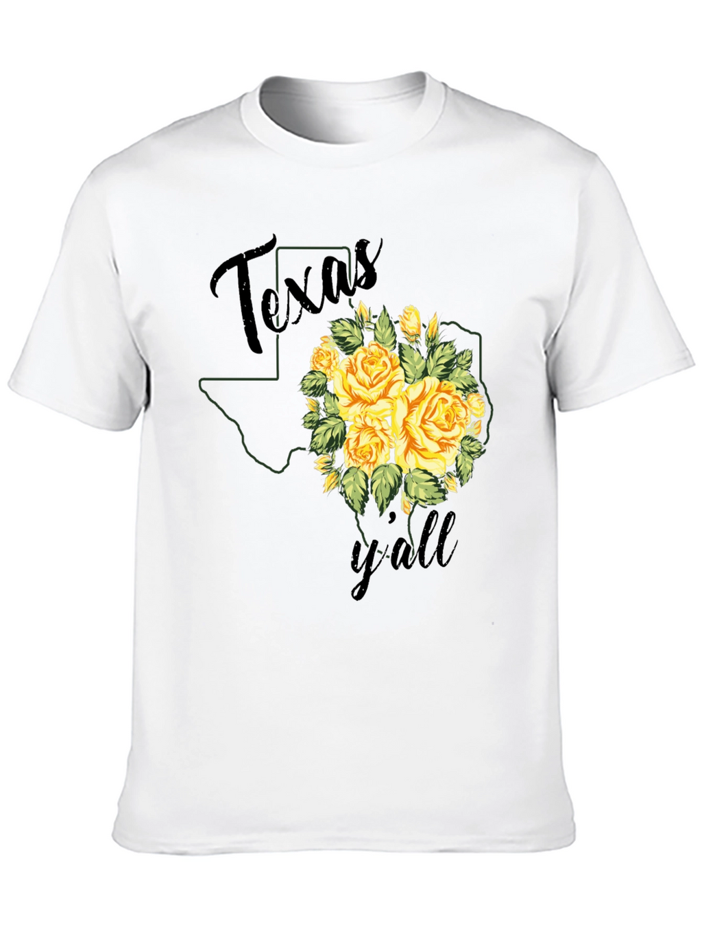 Texas Yall Floral Graphic Tee