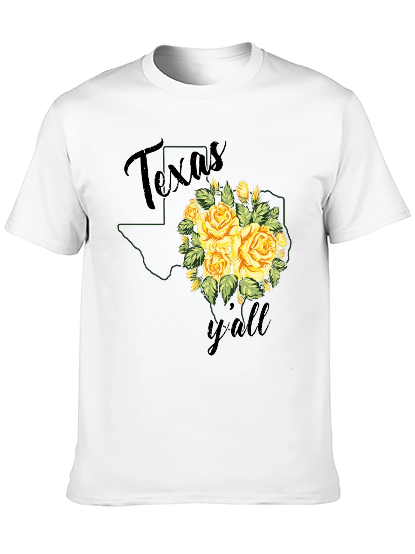Texas Yall Floral Graphic Tee