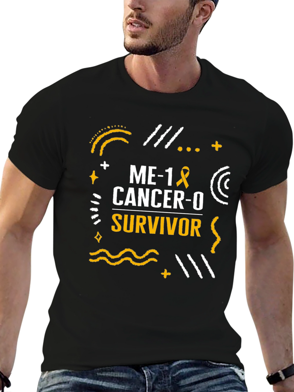 Cancer Survivor T-Shirt - Me 1 Cancer 0