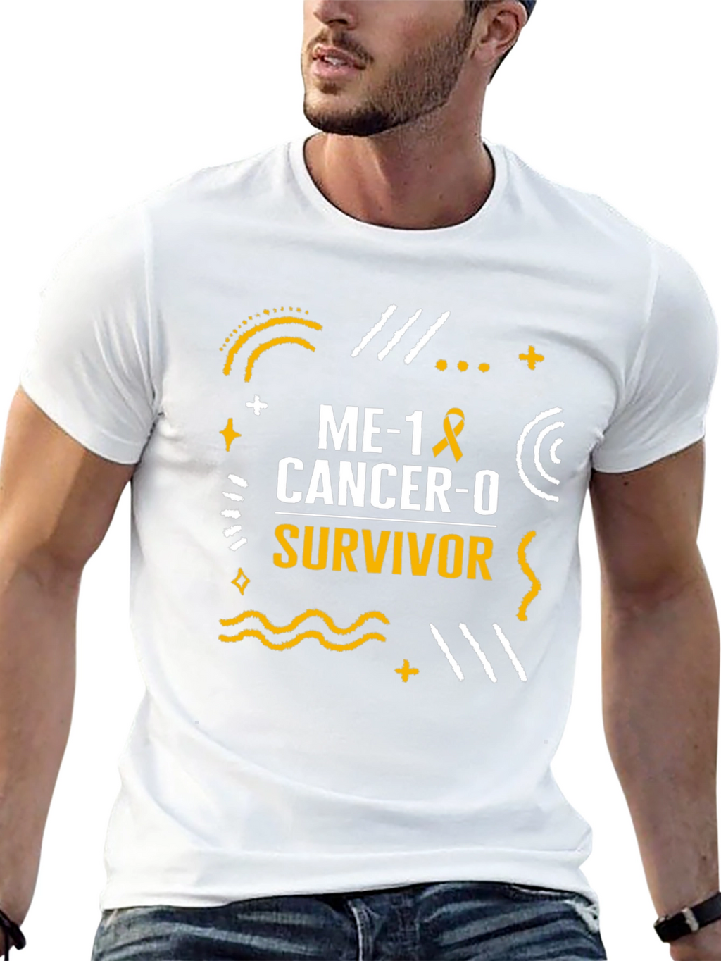 Cancer Survivor T-Shirt - Me 1 Cancer 0