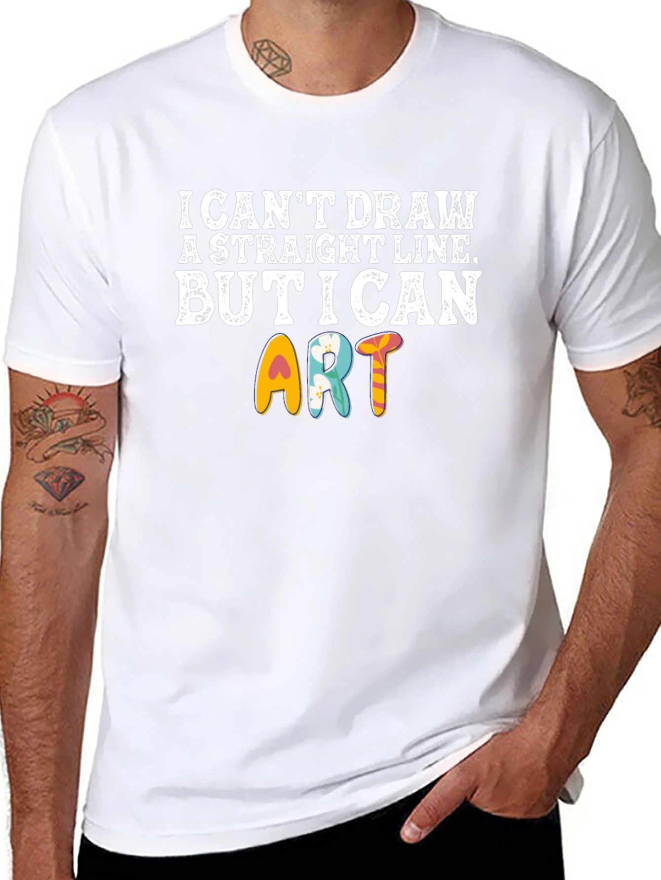 Funny Artistic T-Shirt - I Can Art