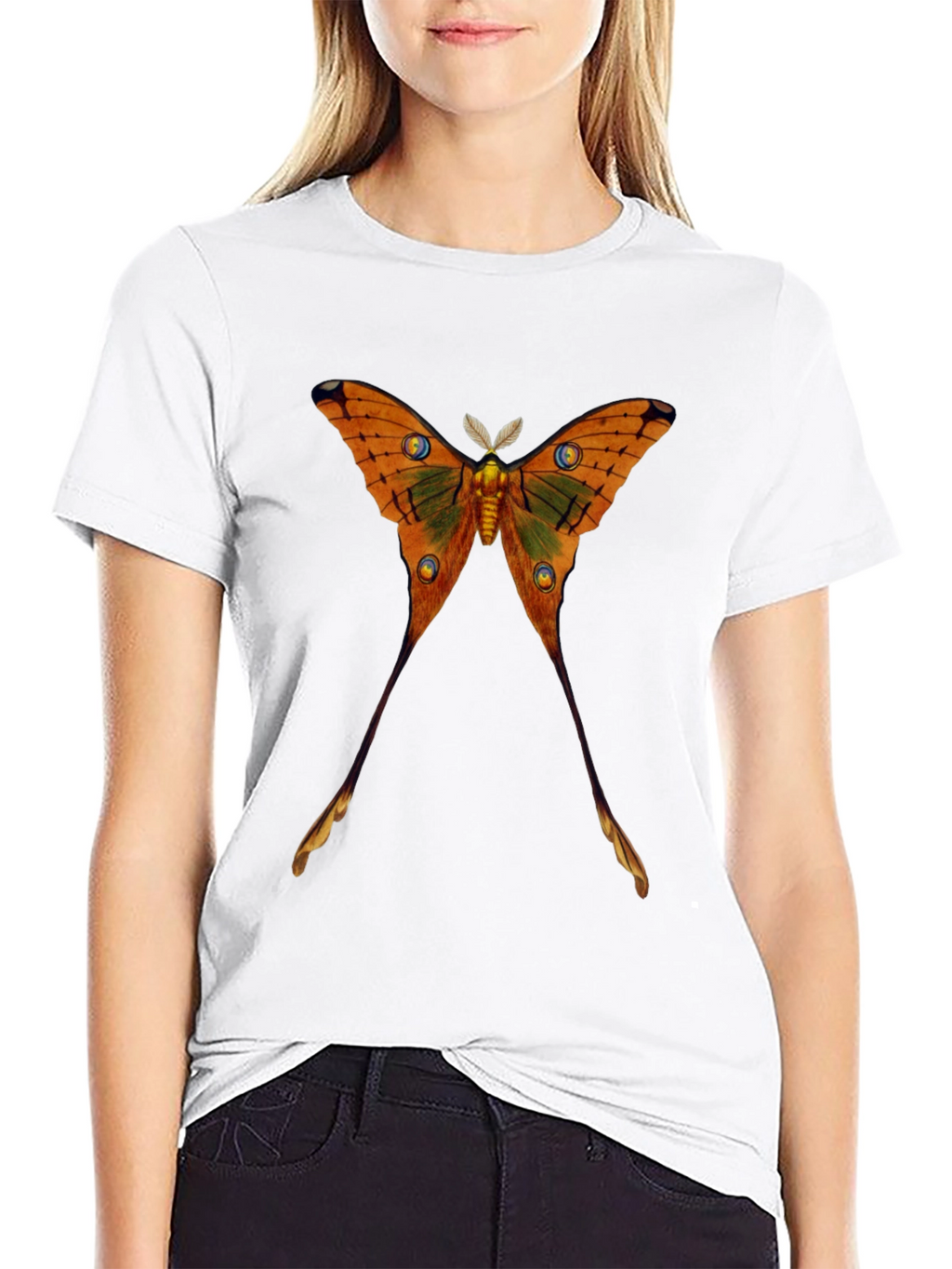 Luna Moth Graphic T-Shirt - Unique Design