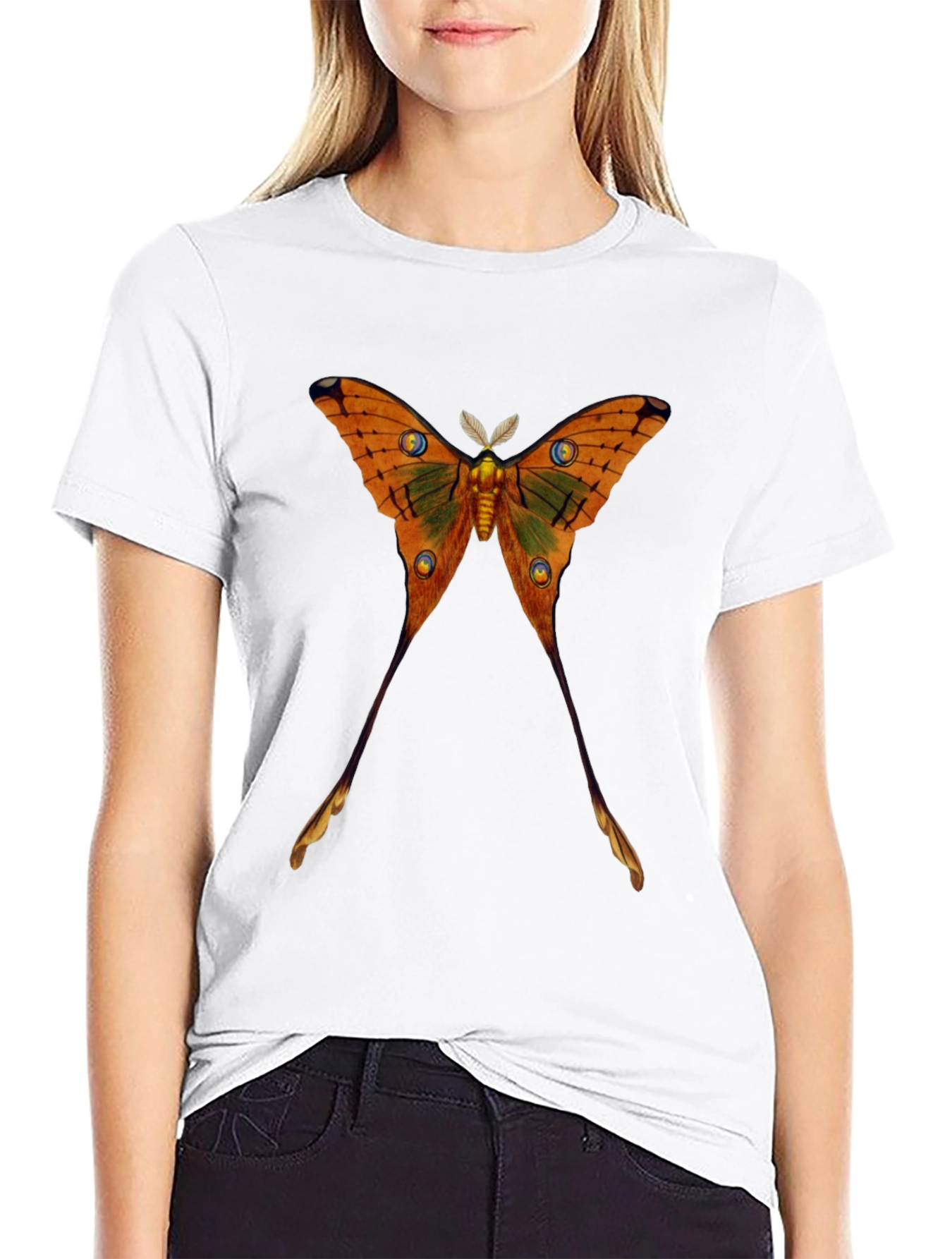 Luna Moth Graphic T-Shirt - Unique Design