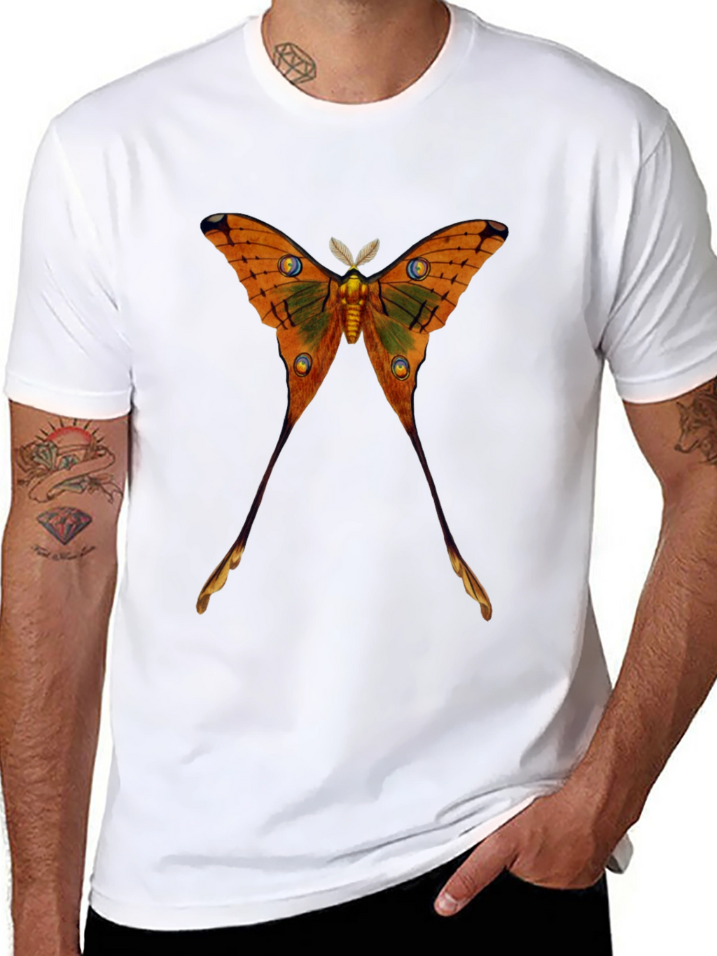 Luna Moth Graphic T-Shirt - Unique Design
