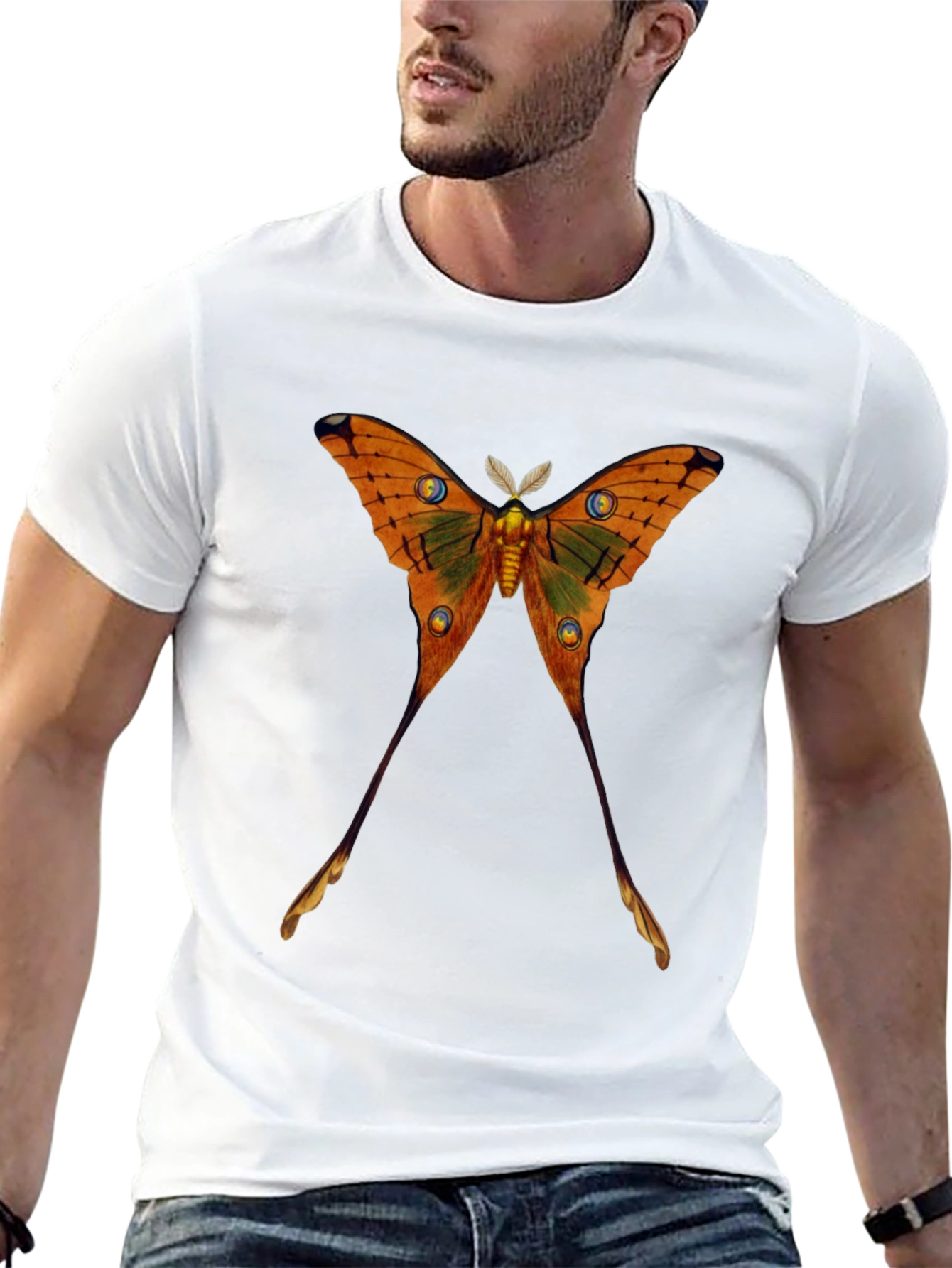 Luna Moth Graphic T-Shirt - Unique Design