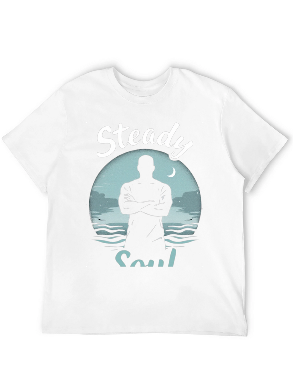 Steady Soul Graphic Tee - Mens Black T-Shirt
