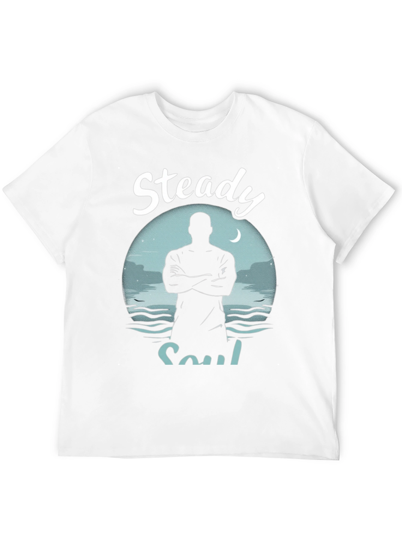 Steady Soul Graphic Tee - Mens Black T-Shirt