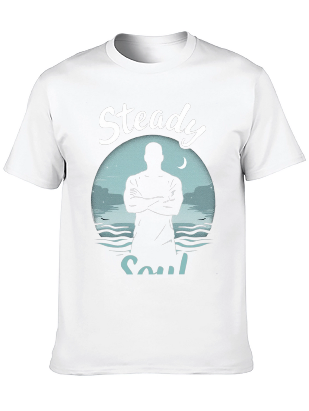 Steady Soul Graphic Tee - Mens Black T-Shirt