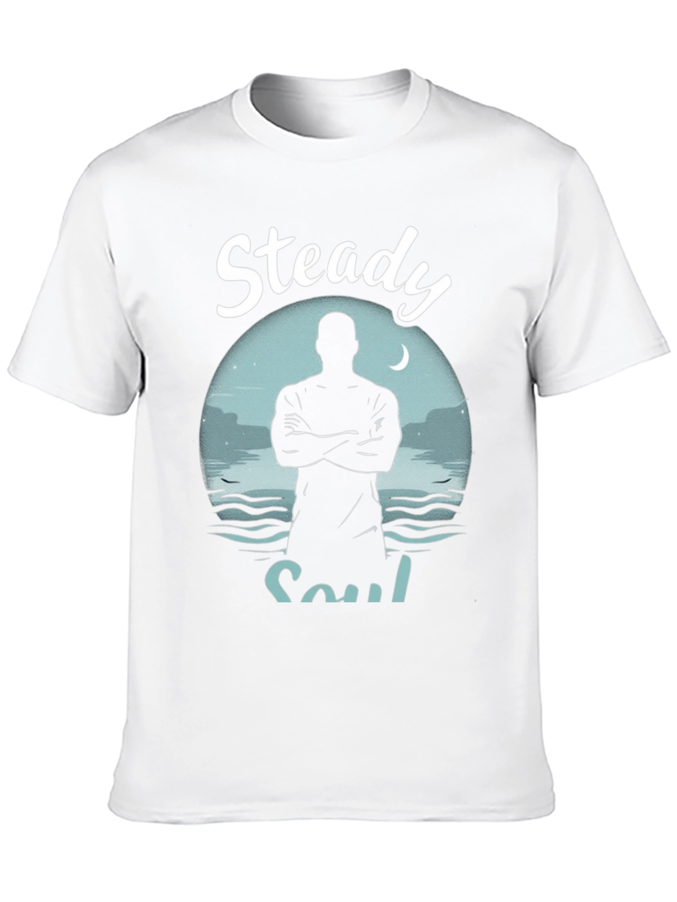 Steady Soul Graphic Tee - Mens Black T-Shirt