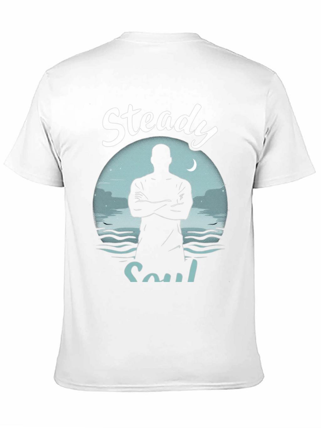 Steady Soul Graphic Tee - Mens Black T-Shirt