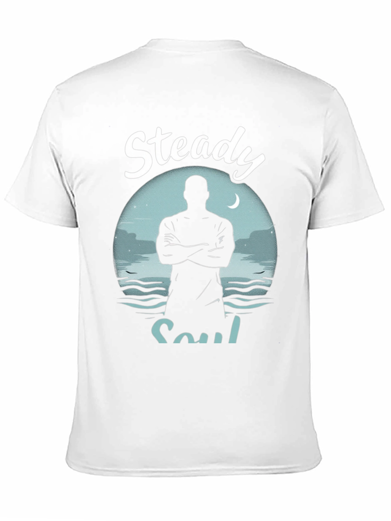 Steady Soul Graphic Tee - Mens Black T-Shirt