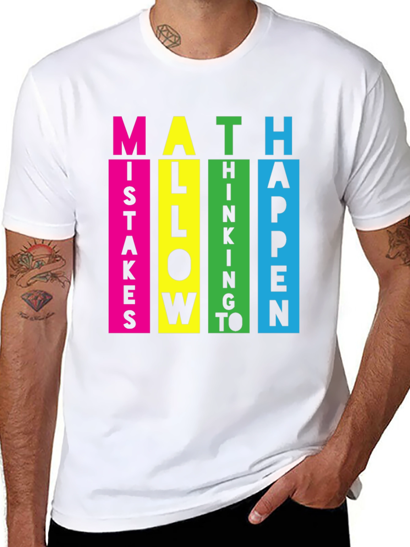 Math Mistakes Allow Thinking To Happen T-Shirt
