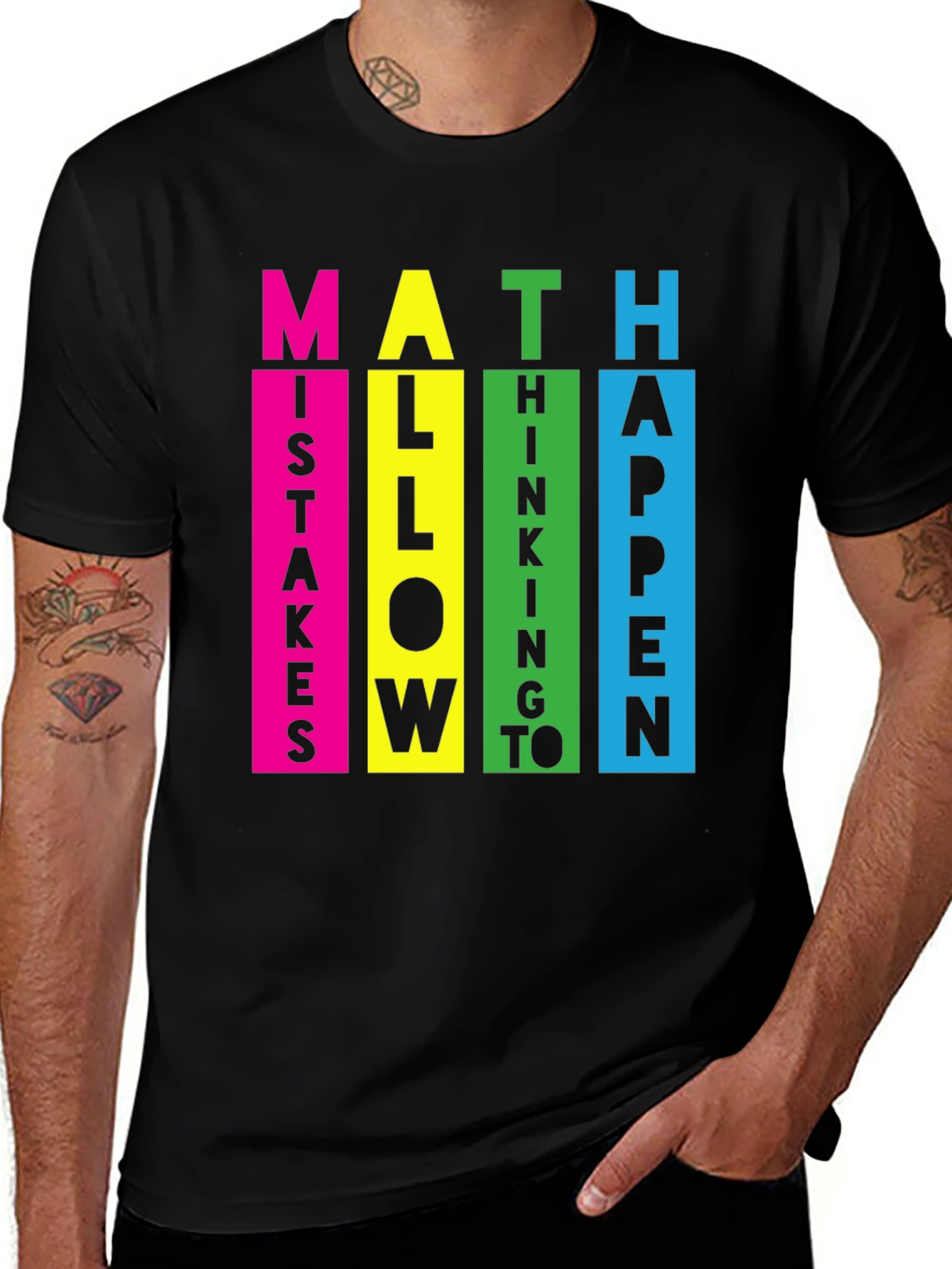 Math Mistakes Allow Thinking To Happen T-Shirt