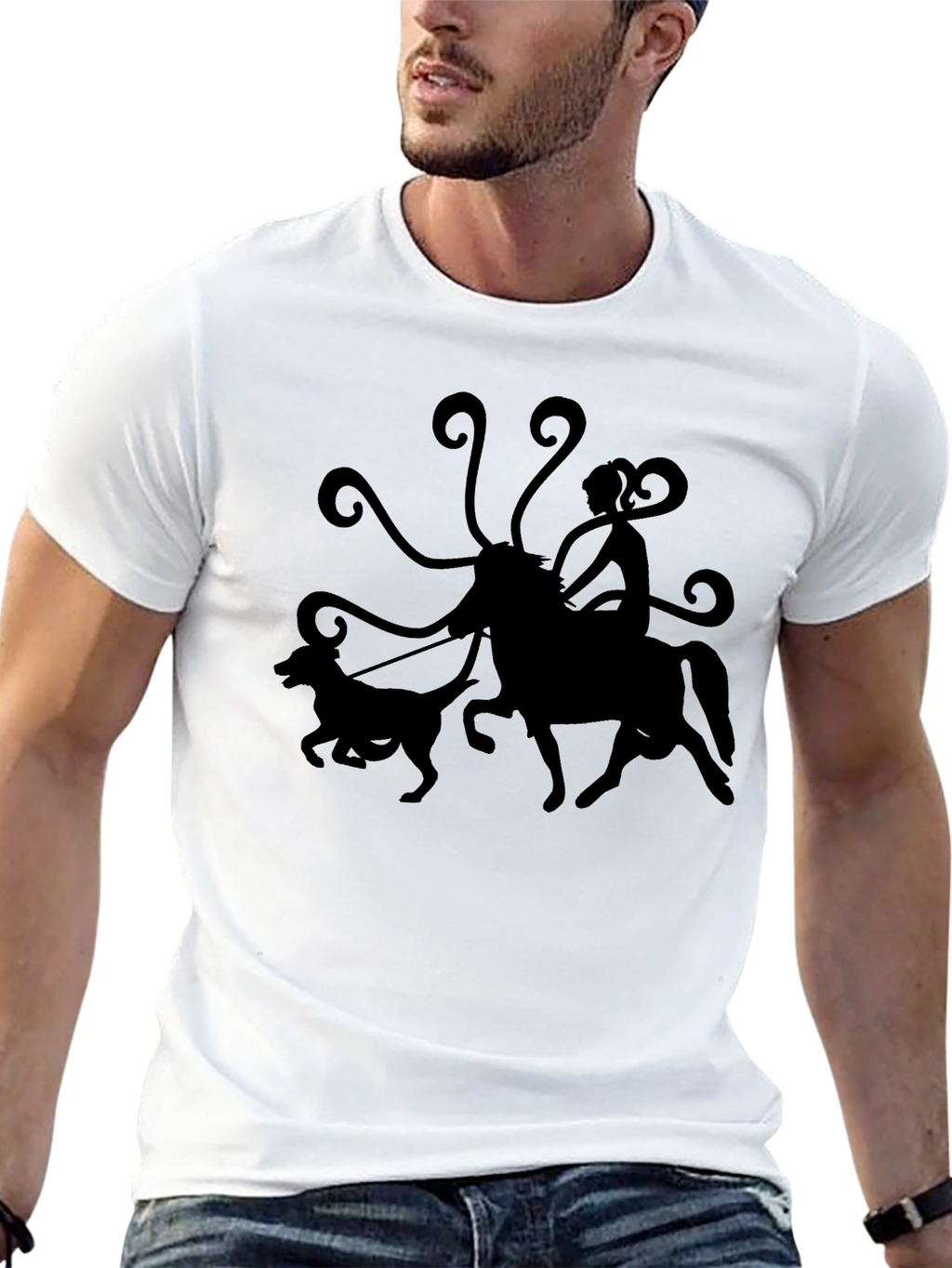 Centaur Dog Walker Graphic Tee