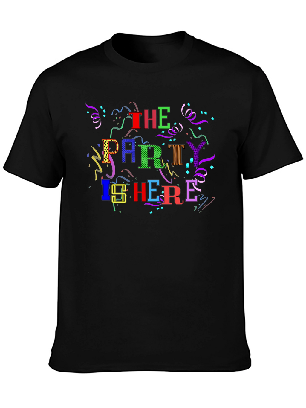 Party Here T-Shirt - Fun Celebration Design!