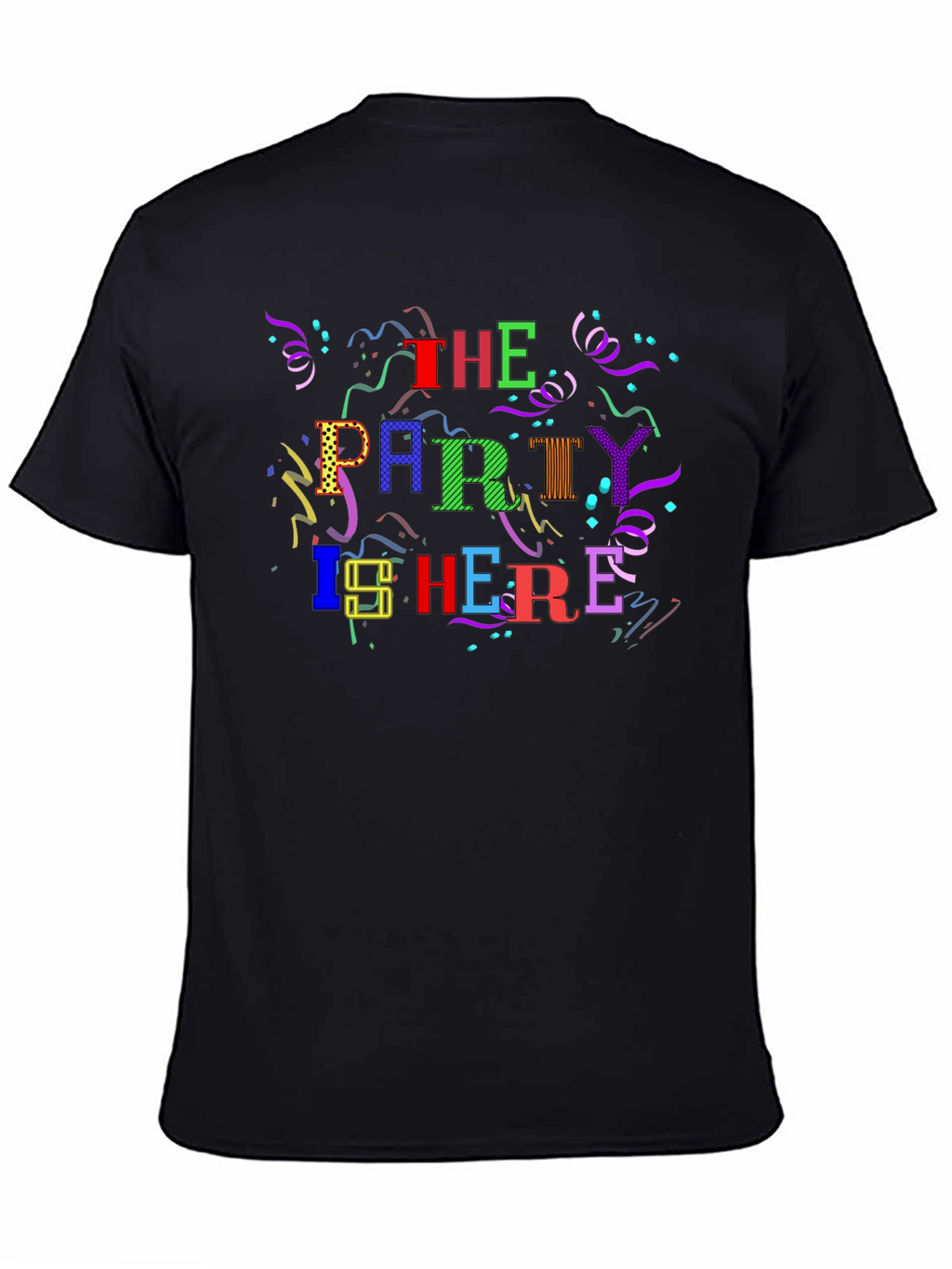 Party Here T-Shirt - Fun Celebration Design!