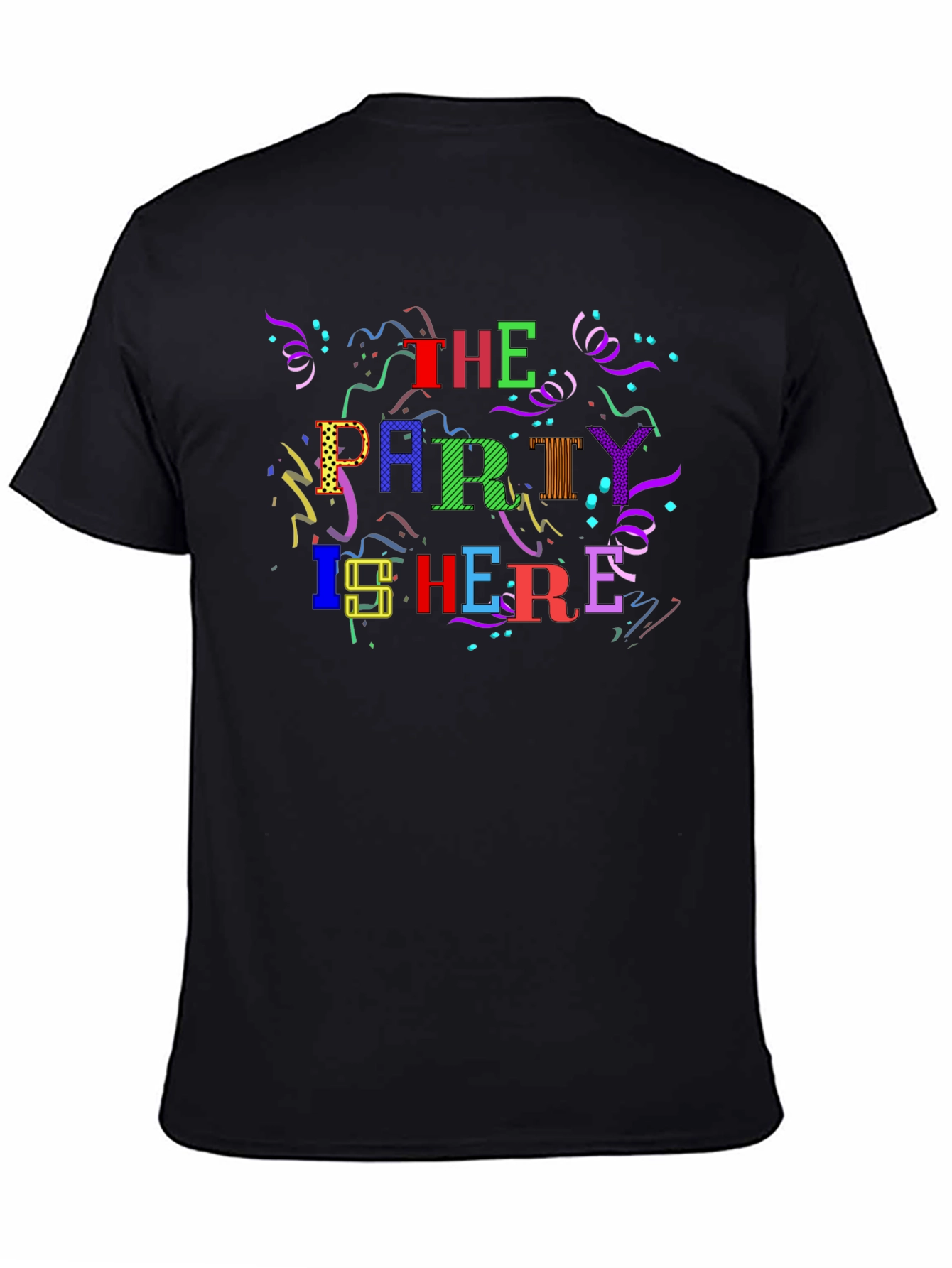 Party Here T-Shirt - Fun Celebration Design!
