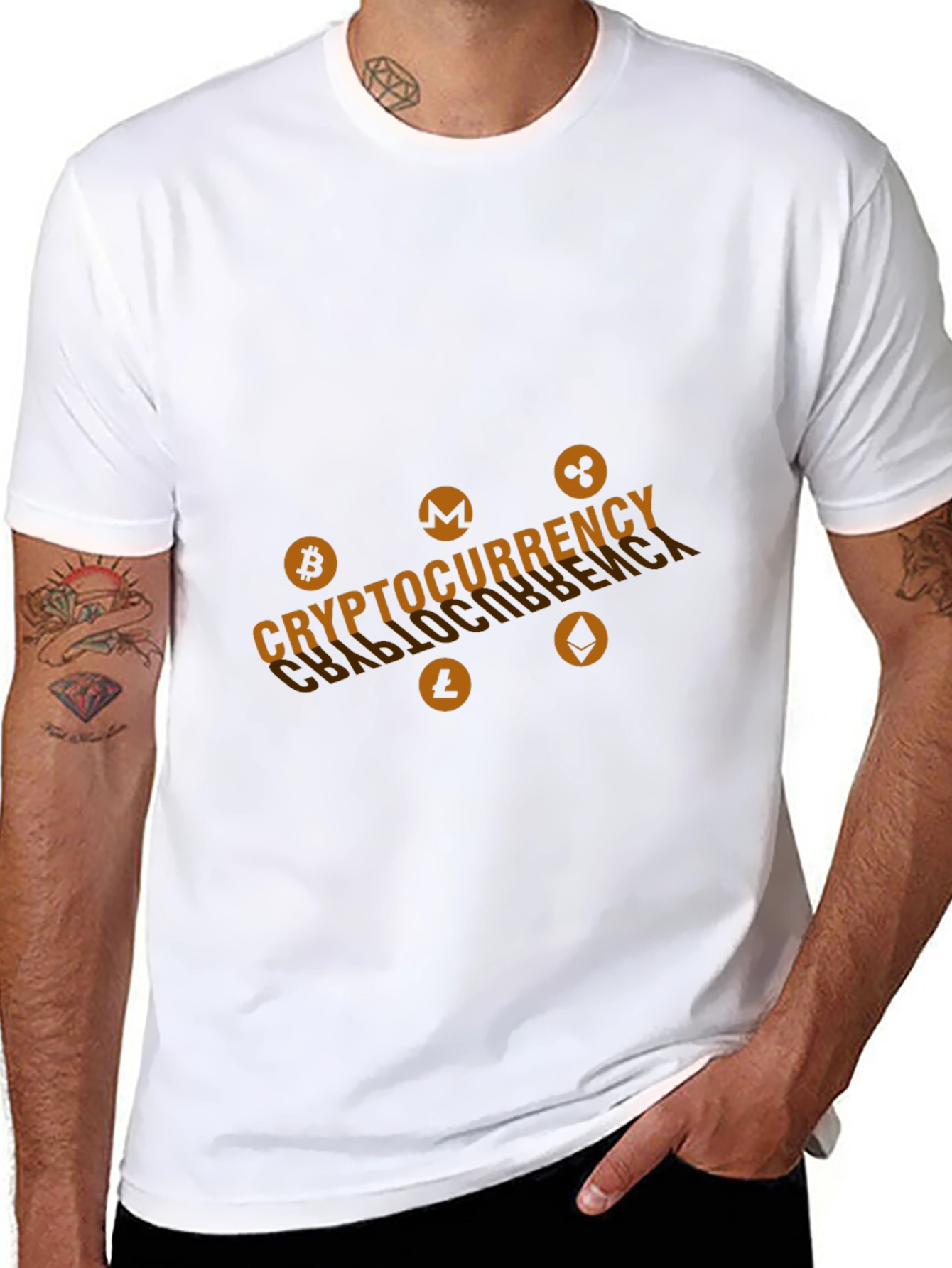 Cryptocurrency T-Shirt - Modern Graphic Tee