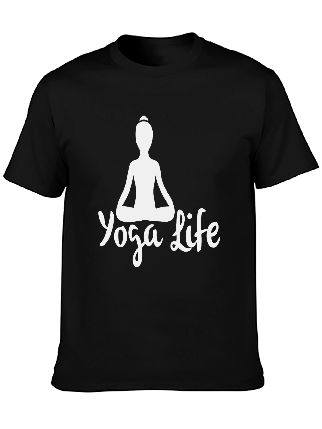 Yoga Life Graphic Tee - Black