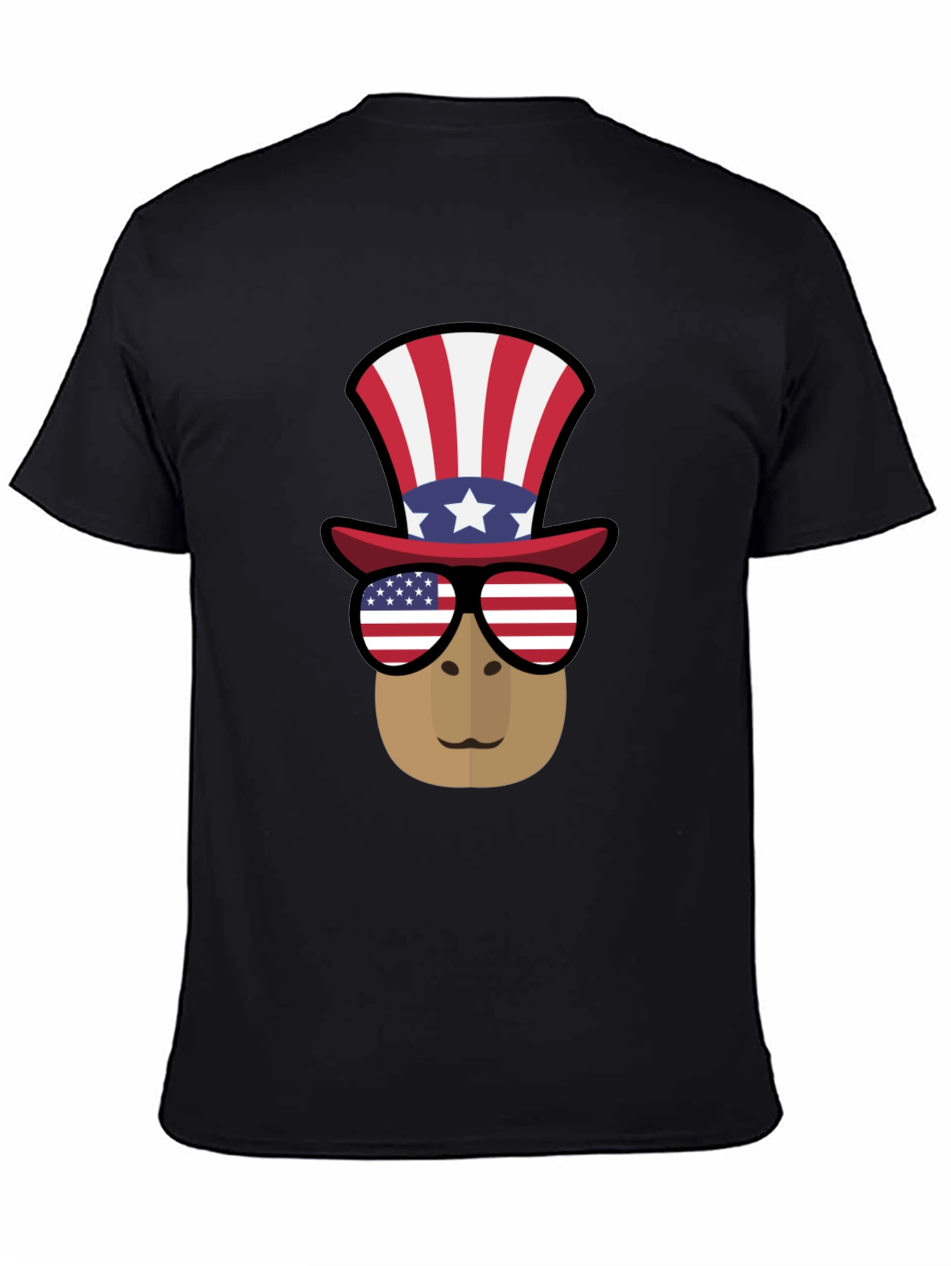 Patriotic Platypus T-Shirt - USA Themed Graphic Tee