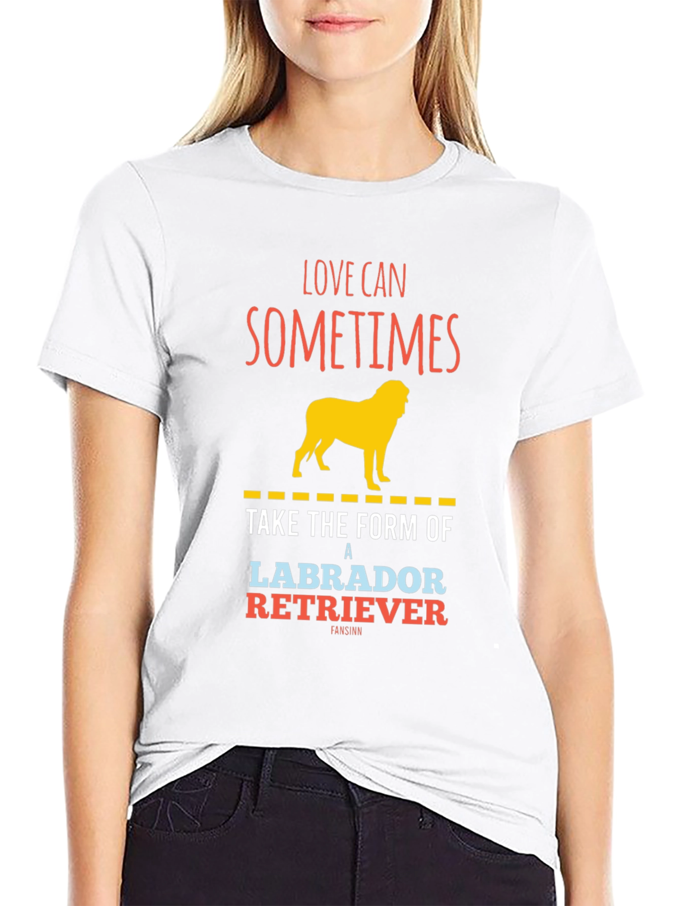 Labrador Retriever Graphic T-Shirt - Love Can Sometimes