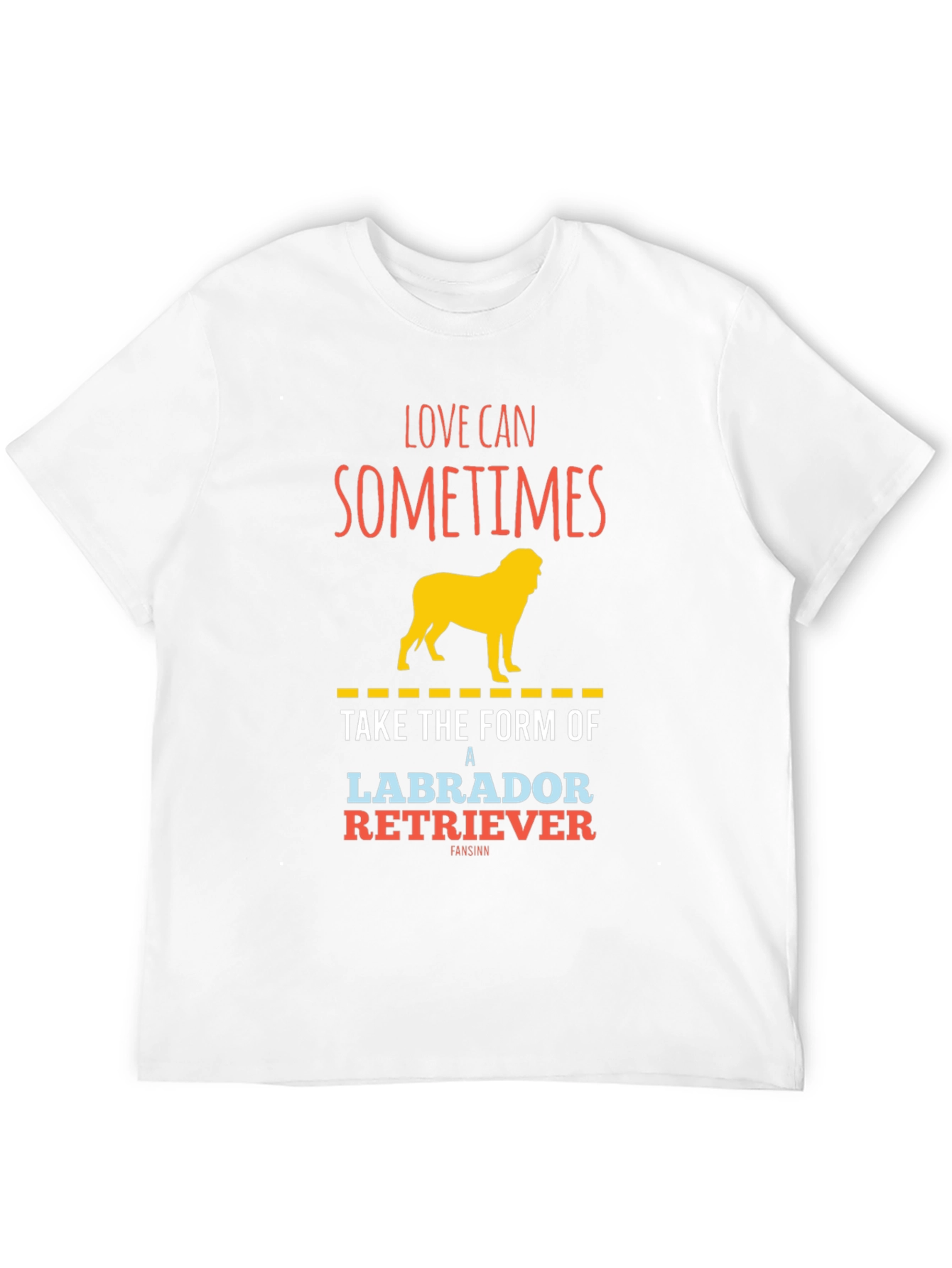Labrador Retriever Graphic T-Shirt - Love Can Sometimes