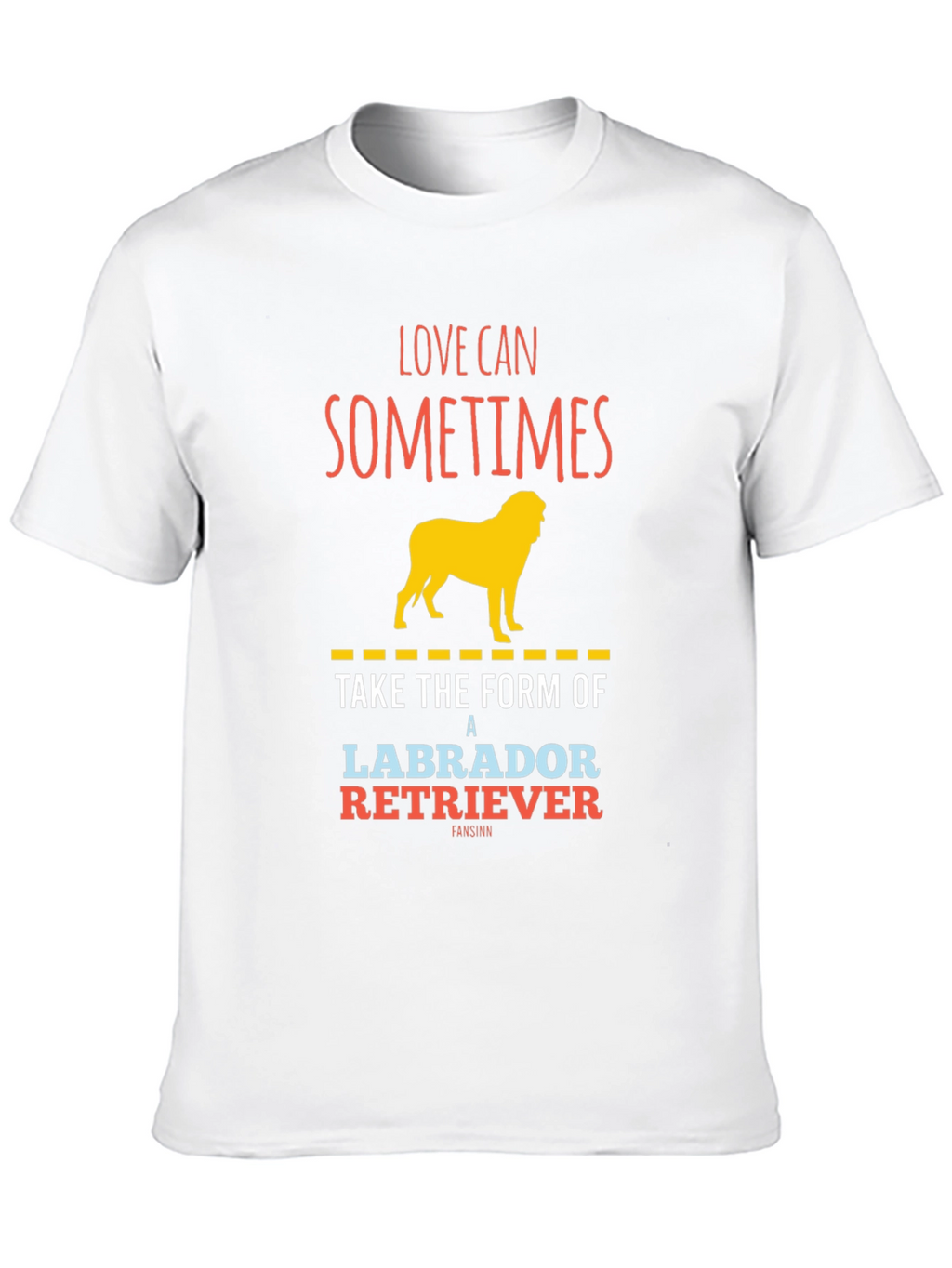 Labrador Retriever Graphic T-Shirt - Love Can Sometimes