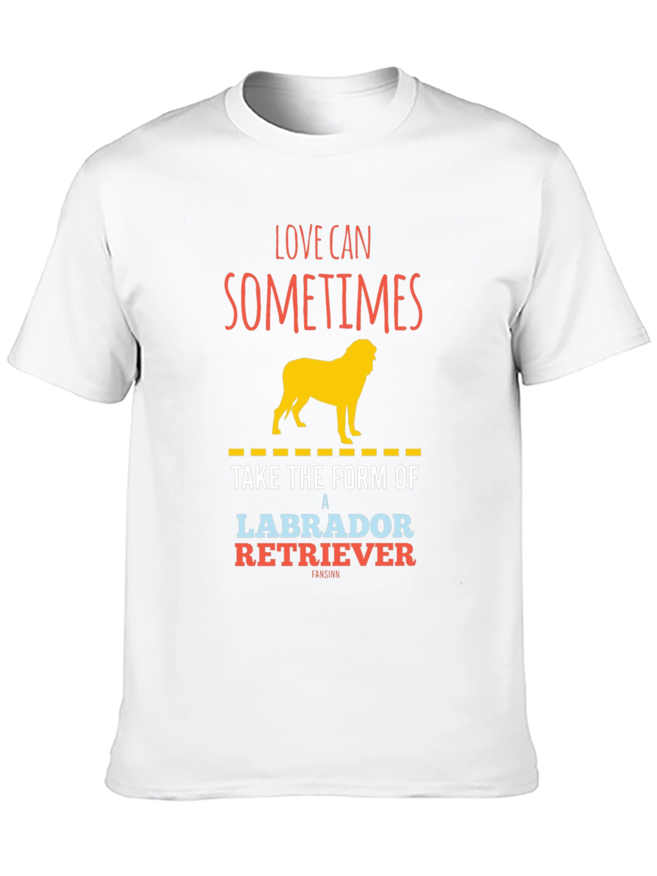 Labrador Retriever Graphic T-Shirt - Love Can Sometimes