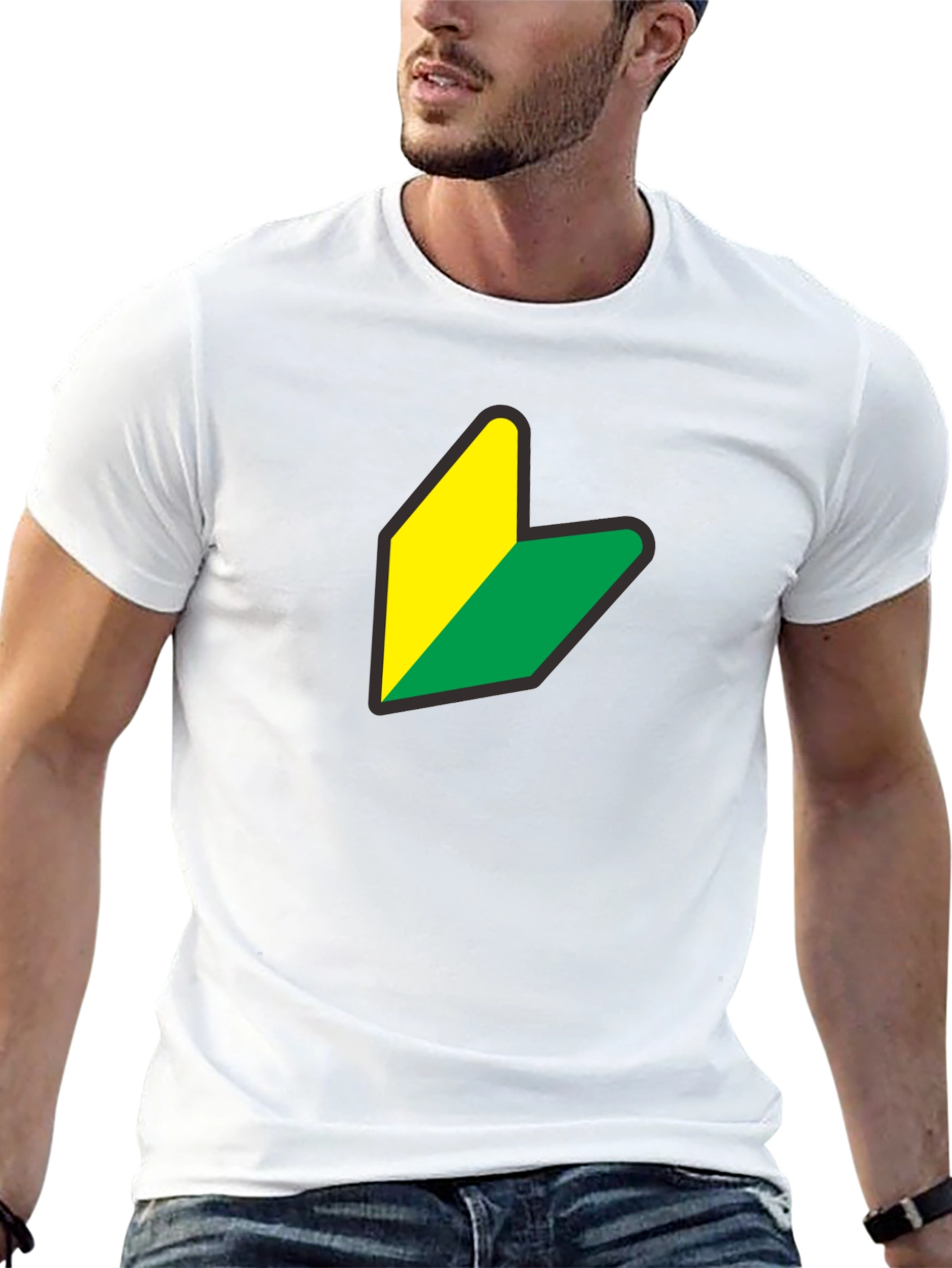 Wakaba Mark T-Shirt - Beginner Driver Symbol