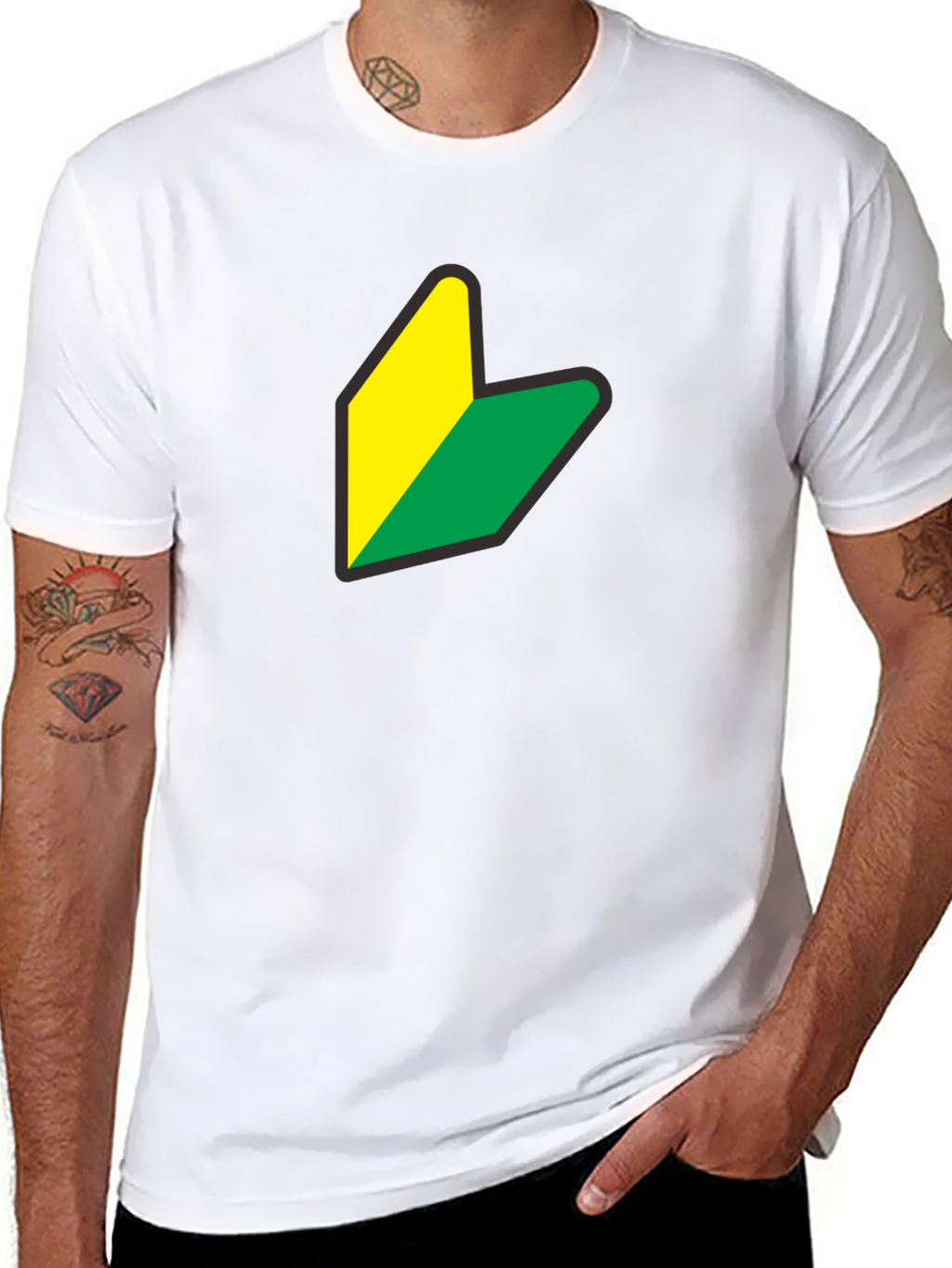 Wakaba Mark T-Shirt - Beginner Driver Symbol