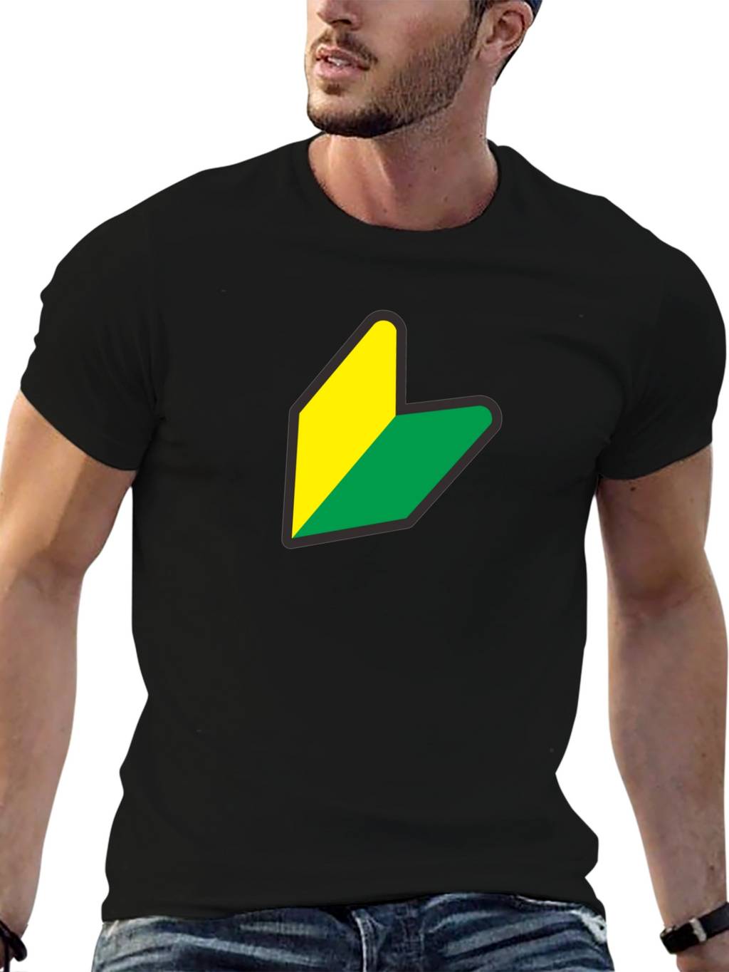 Wakaba Mark T-Shirt - Beginner Driver Symbol