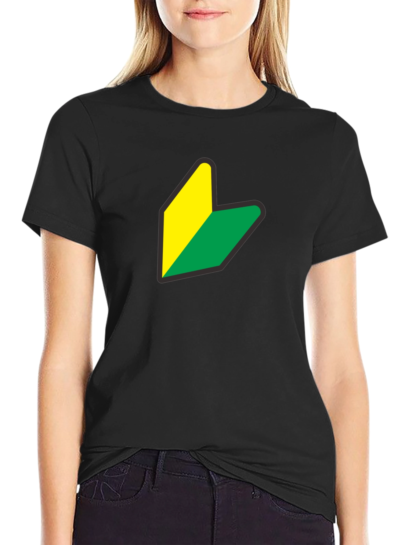 Wakaba Mark T-Shirt - Beginner Driver Symbol