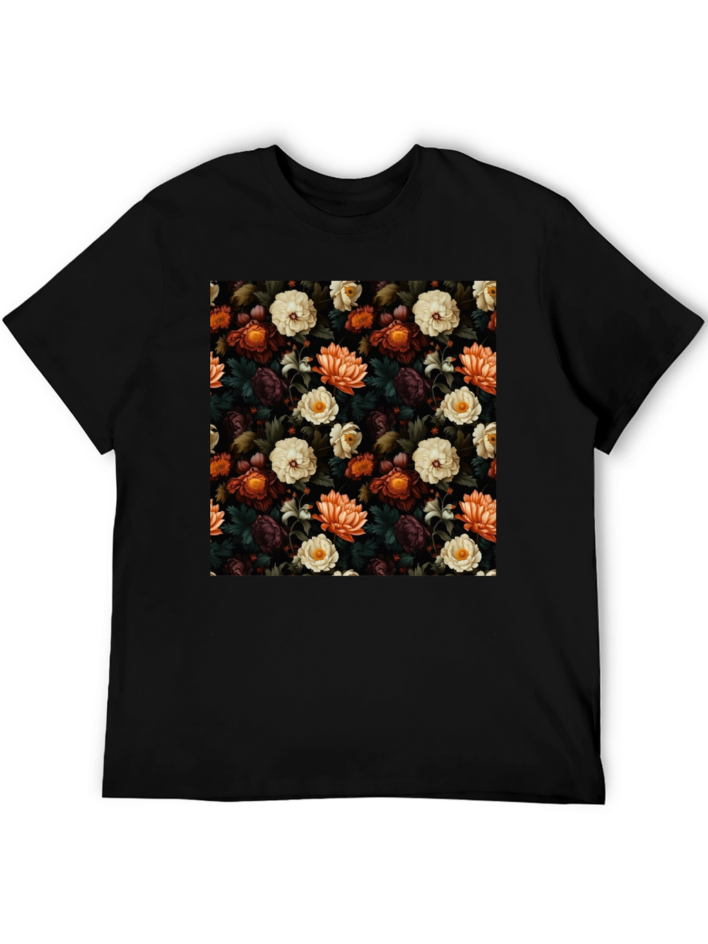 Floral Pattern T-Shirt