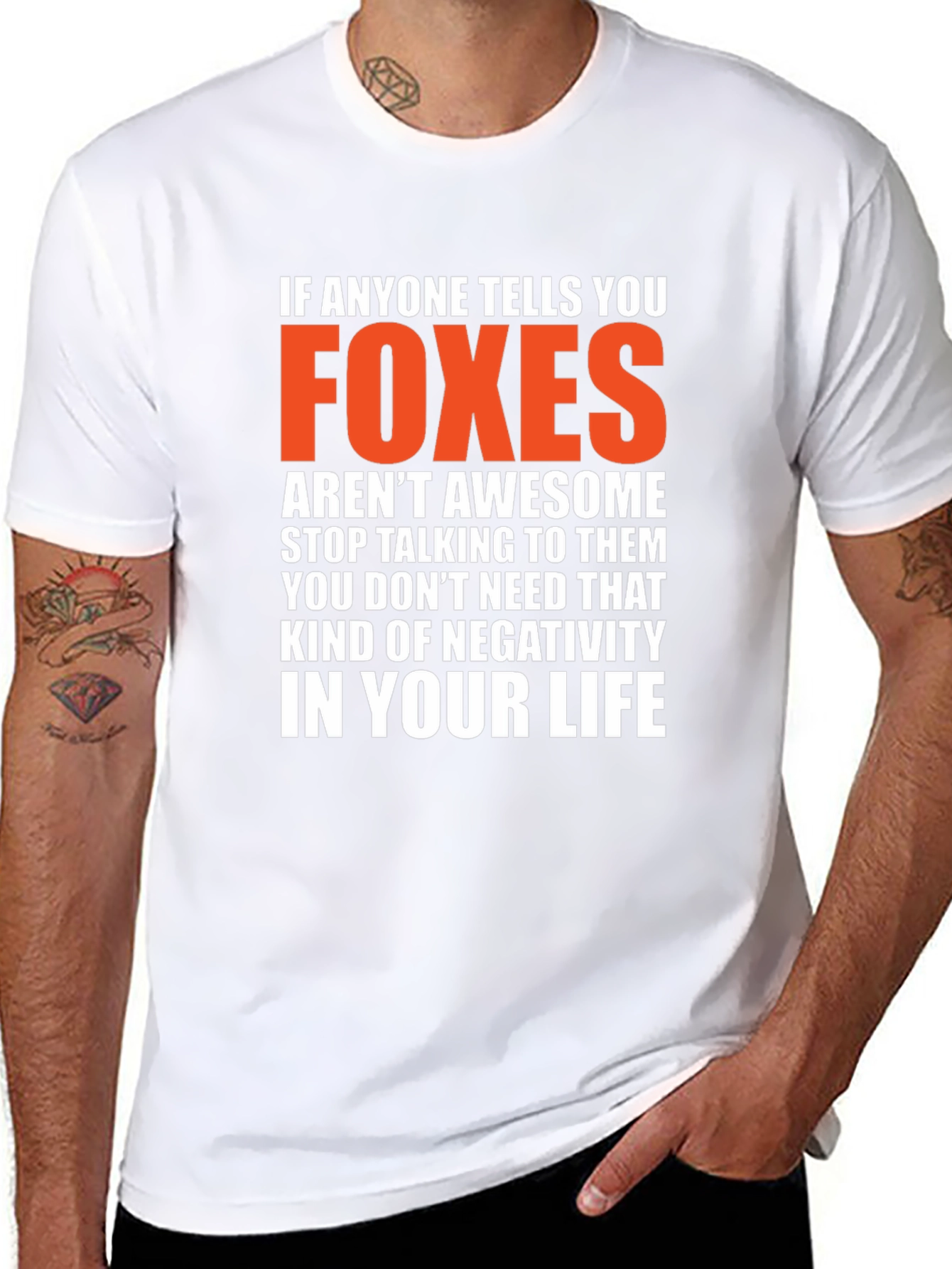 Foxes are Awesome Graphic T-Shirt