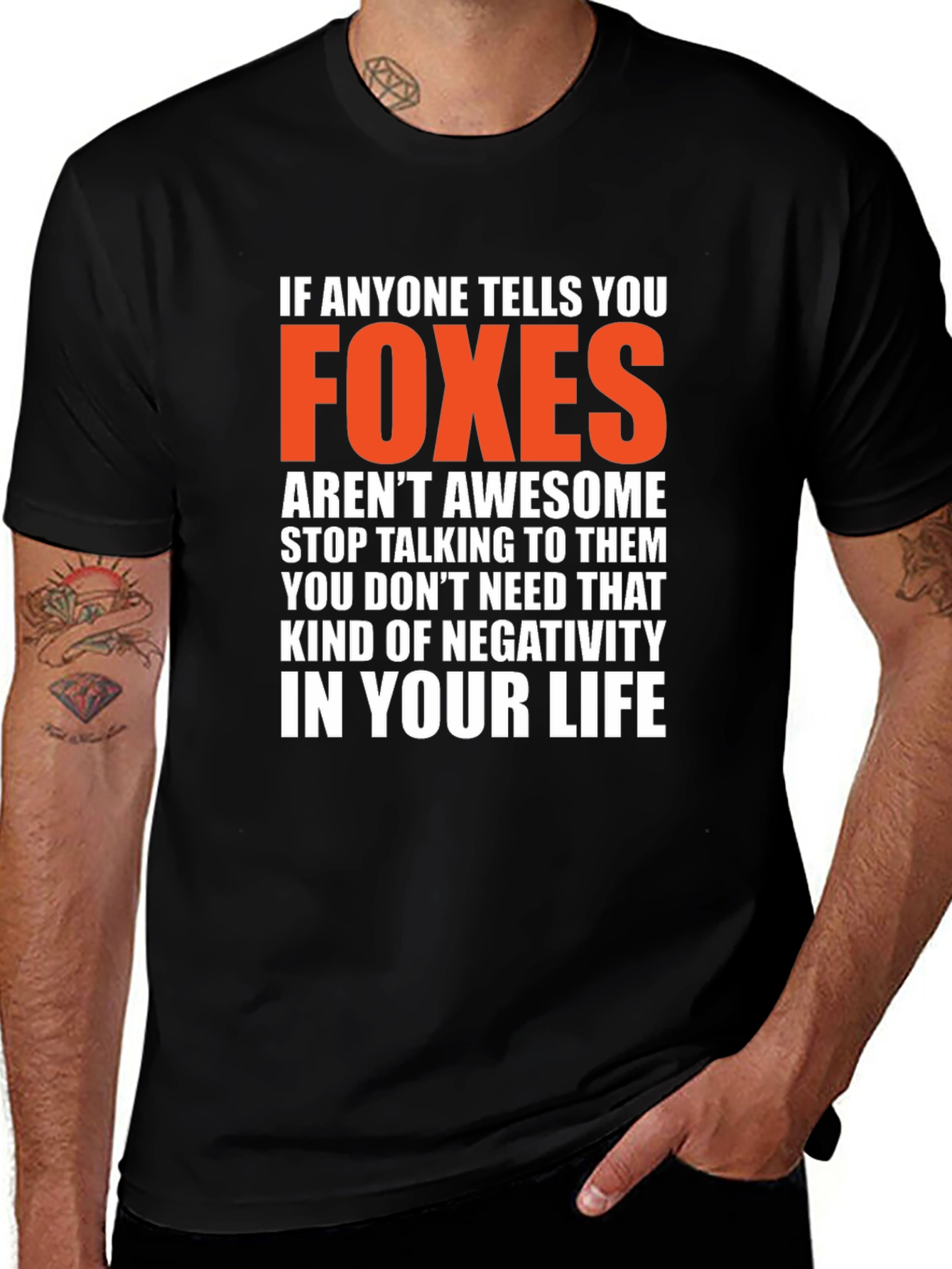 Foxes are Awesome Graphic T-Shirt