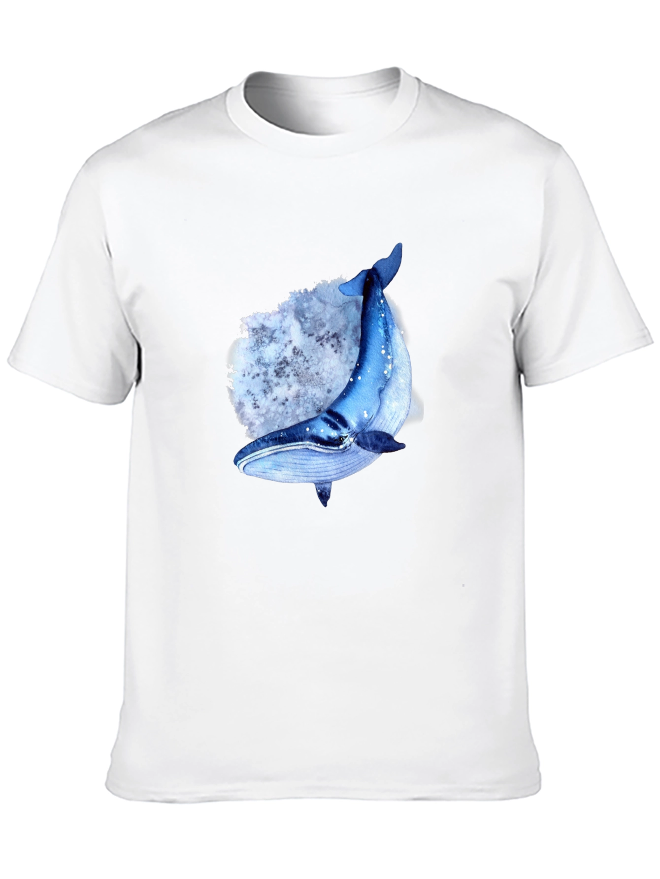 Whale Graphic T-Shirt - Mens Black Tee