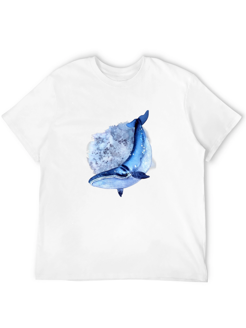 Whale Graphic T-Shirt - Mens Black Tee